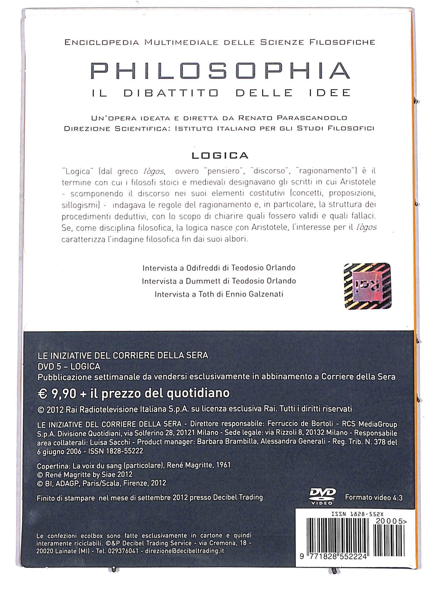 EBOND philosophia il dibattito delle idee vol 5  EDITORIALE DVD D666864