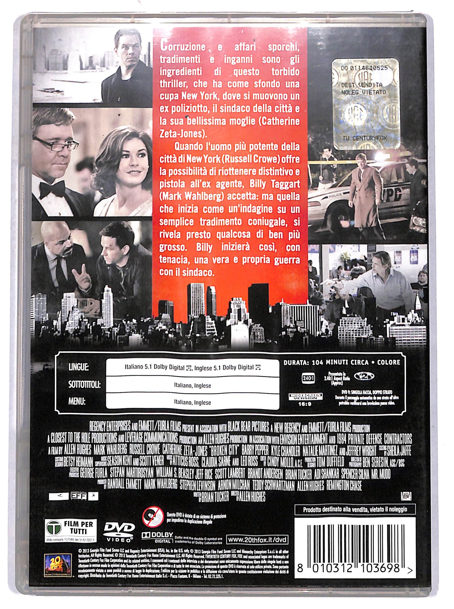 EBOND broken city DVD D667109