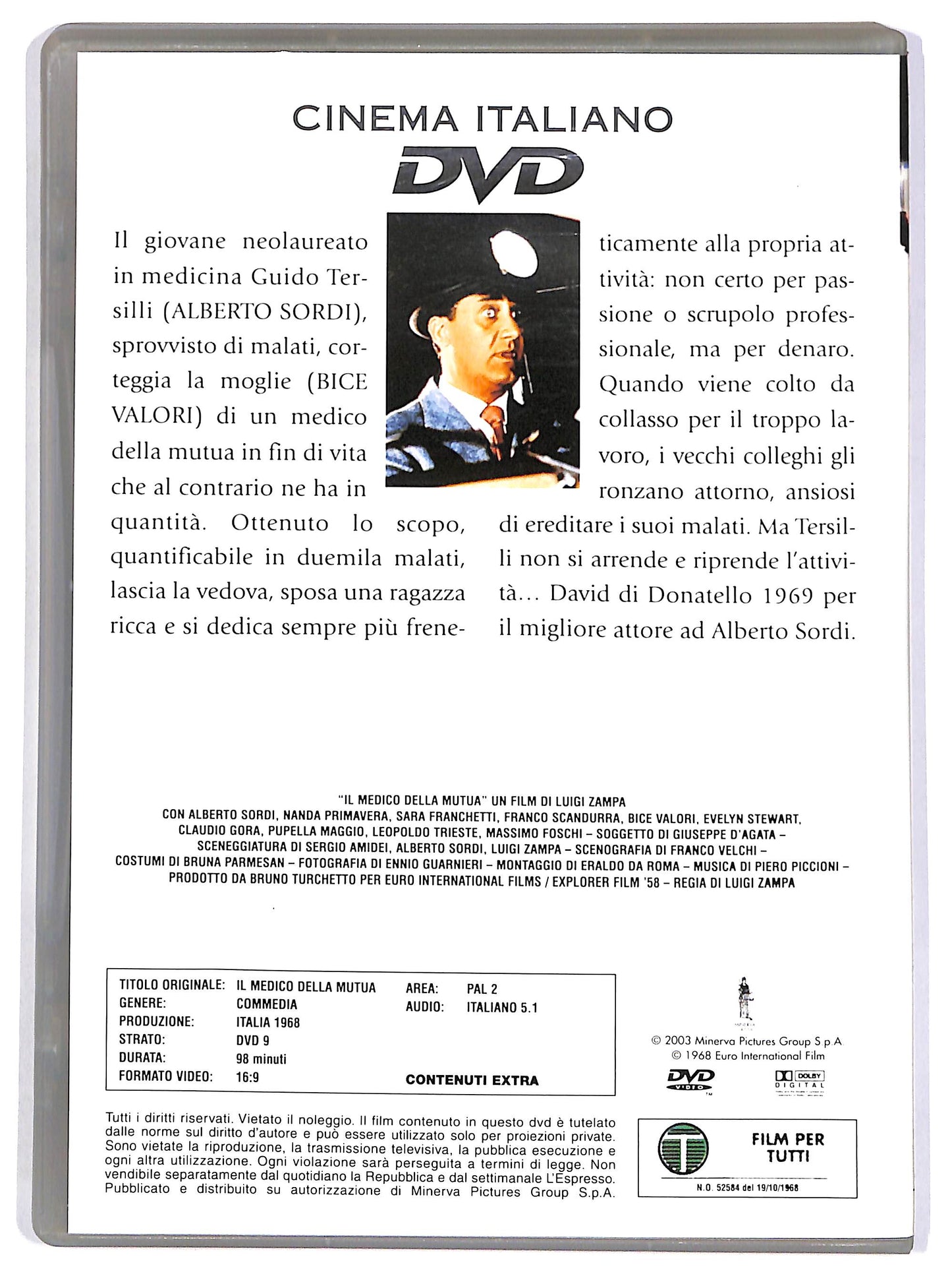EBOND Il medico della mutua EDITORIALE DVD D667203