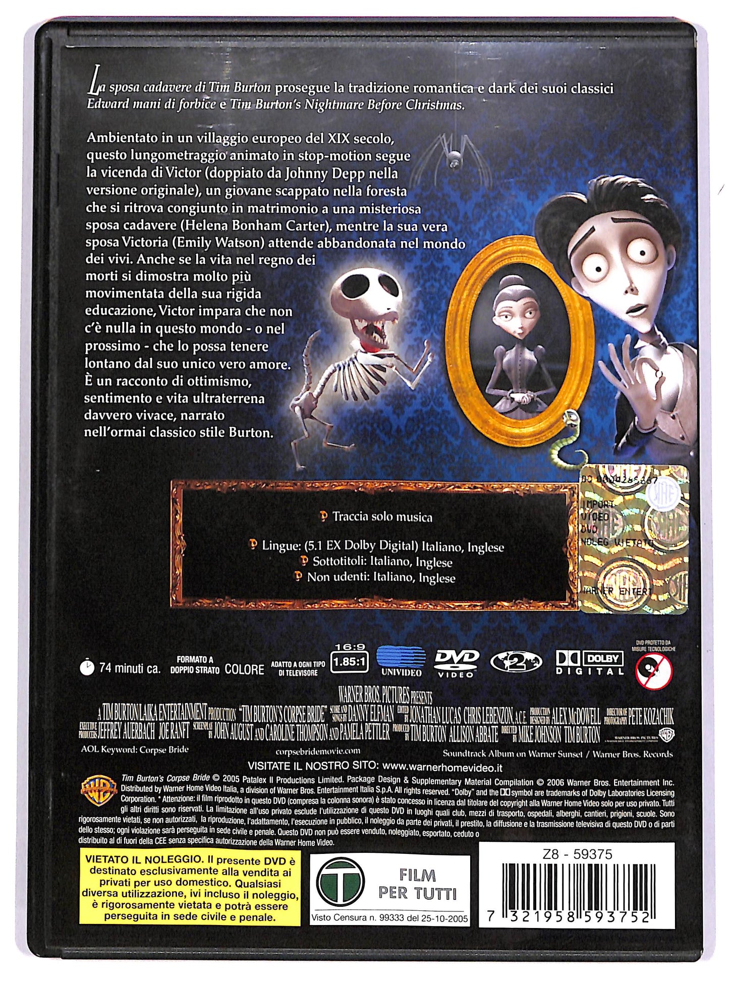 EBOND La sposa cadavere DVD D667241