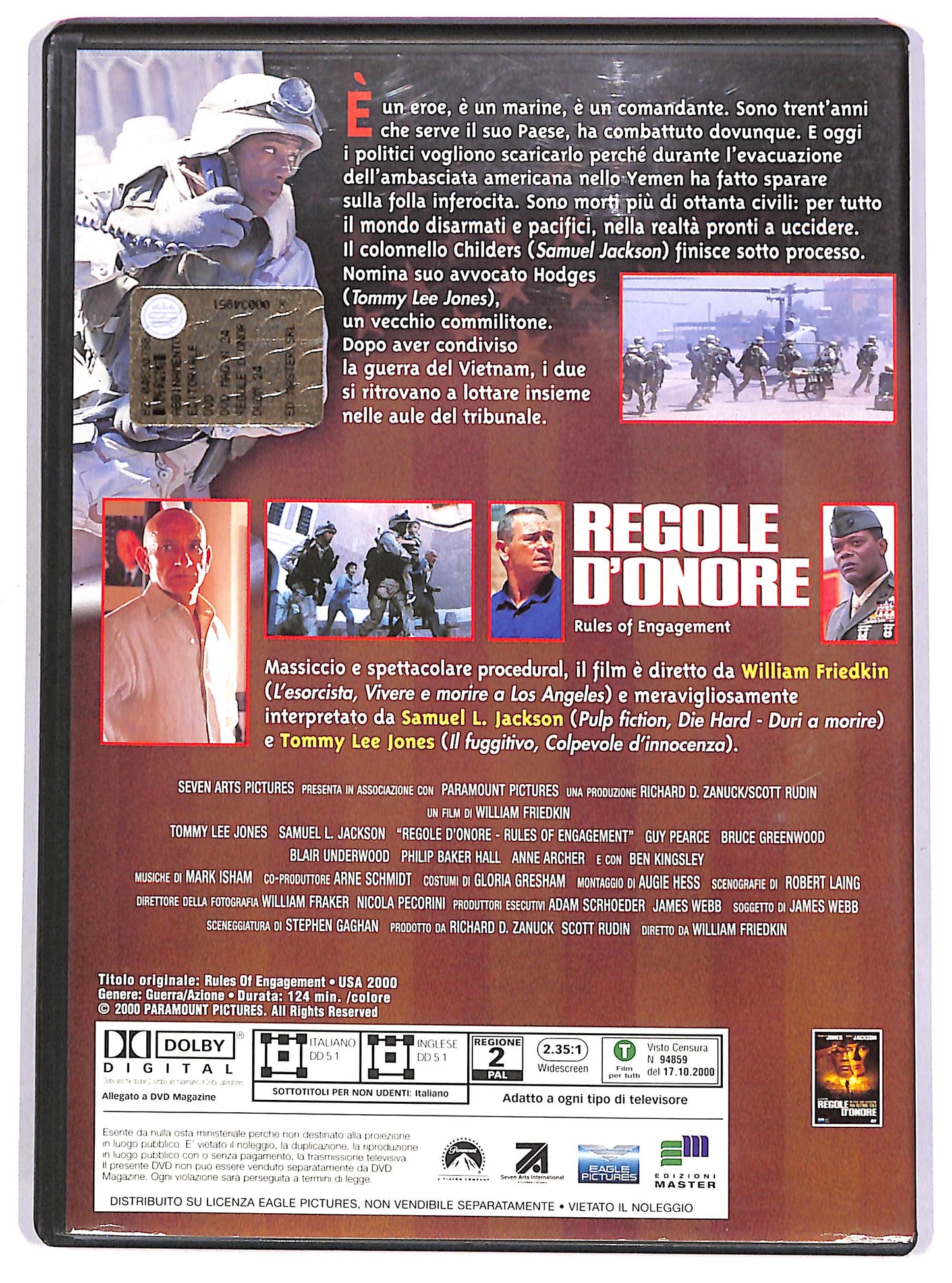EBOND Regole d'onore EDITORIALE DVD D667408