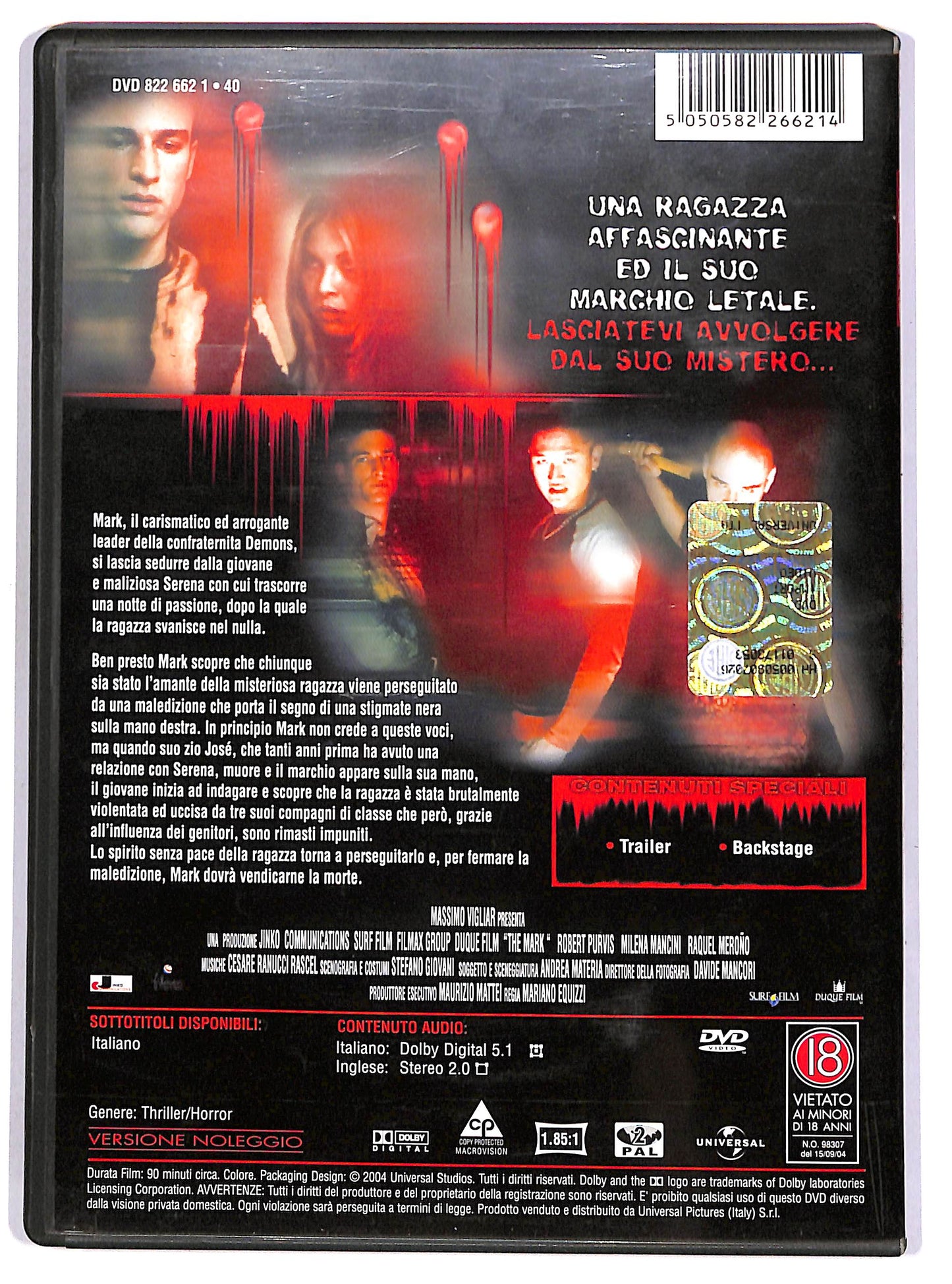 EBOND The Mark - Il segno della vendetta NOLEGGIO DVD D667441