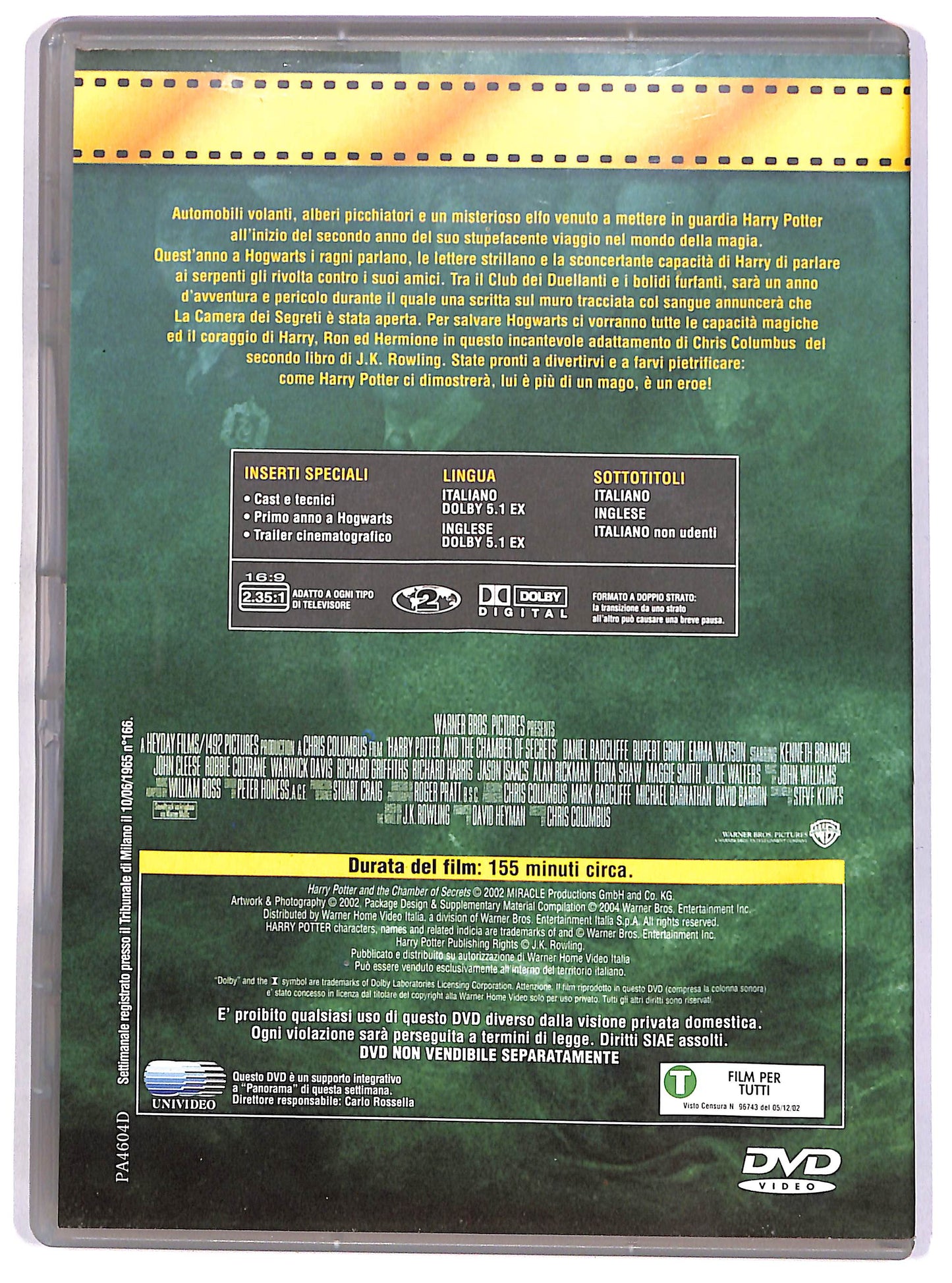 EBOND Harry Potter e la camera dei segreti EDITORIALE DVD D667512