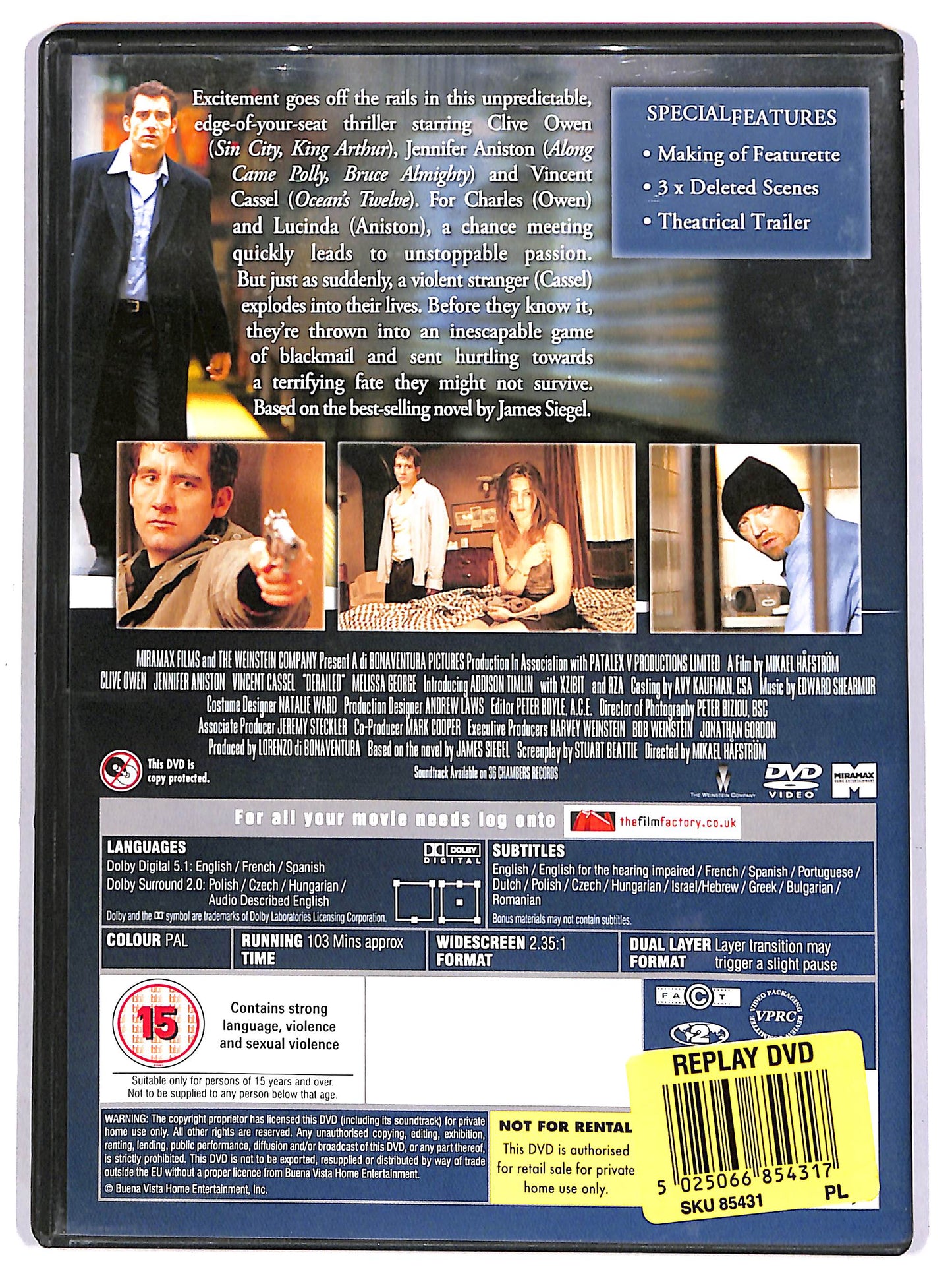 EBOND Derailed UK Edition  DVD D667524