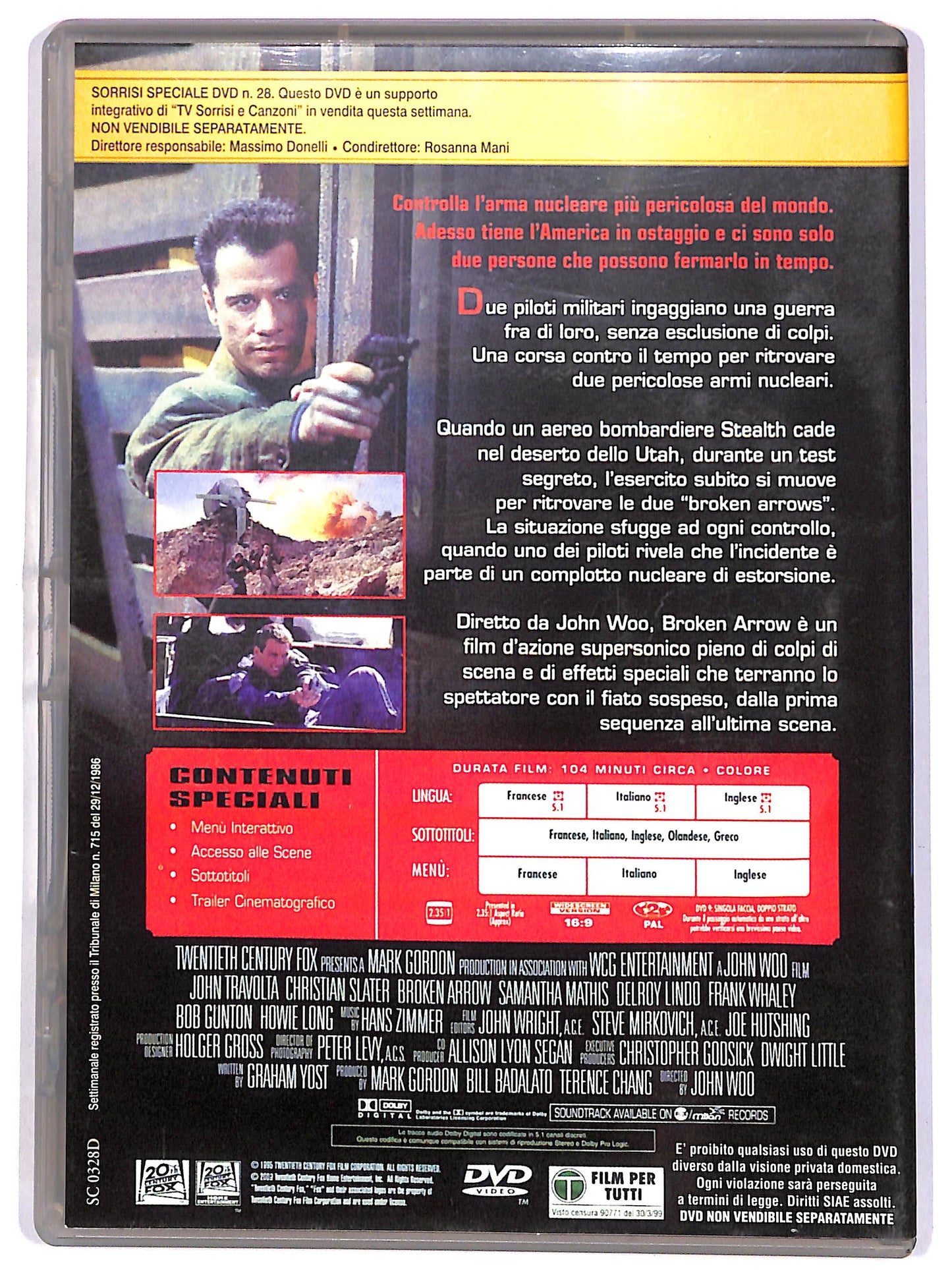 EBOND Nome in codice: Broken Arrow EDITORIALE DVD D667526