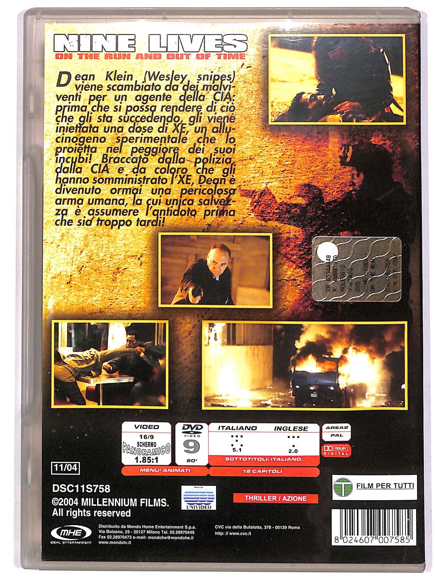EBOND Nine Lives - On the Run and Out of Time  DVD D667551