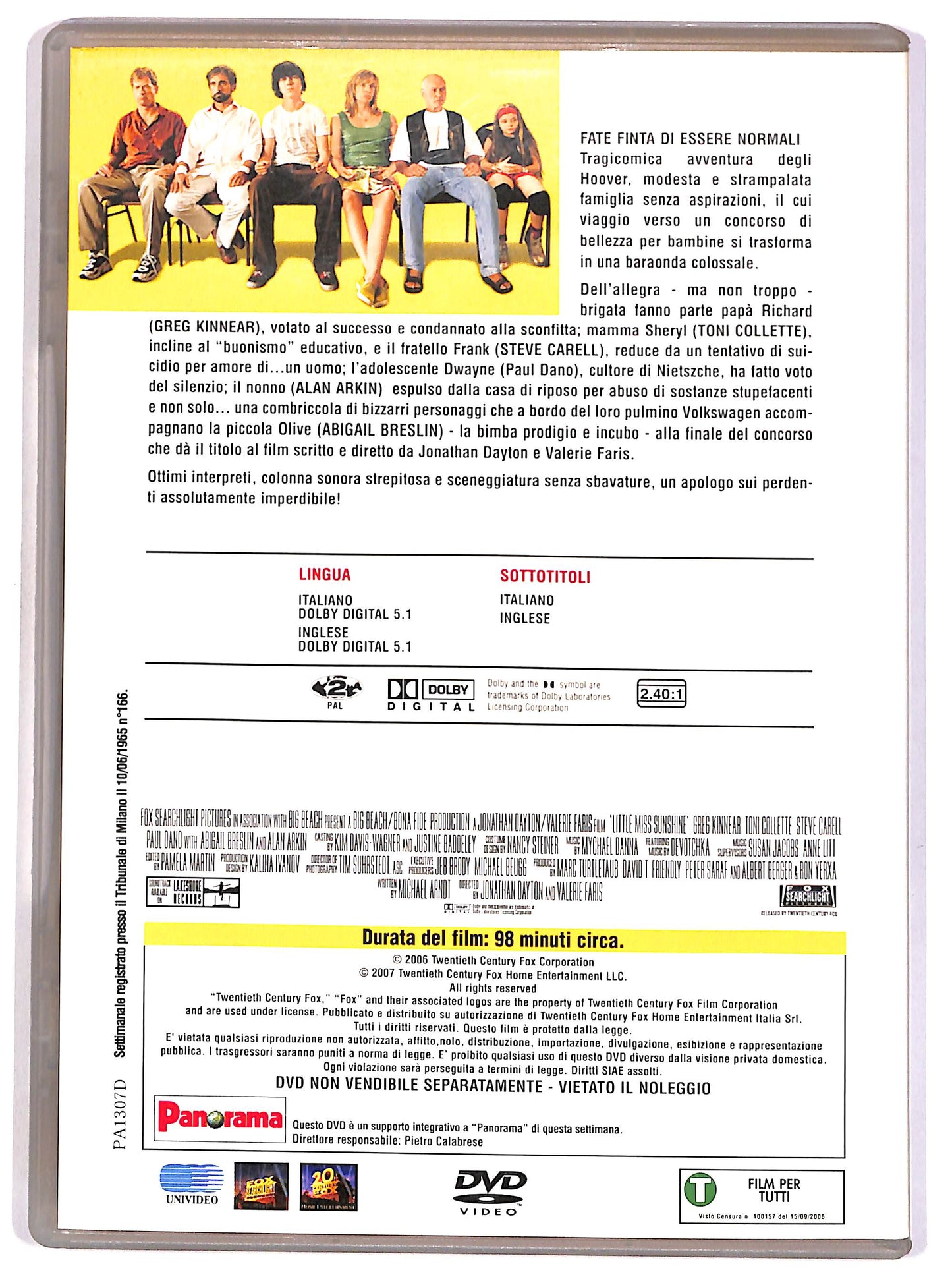 EBOND Little Miss Sunshine EDITORIALE DVD D667629
