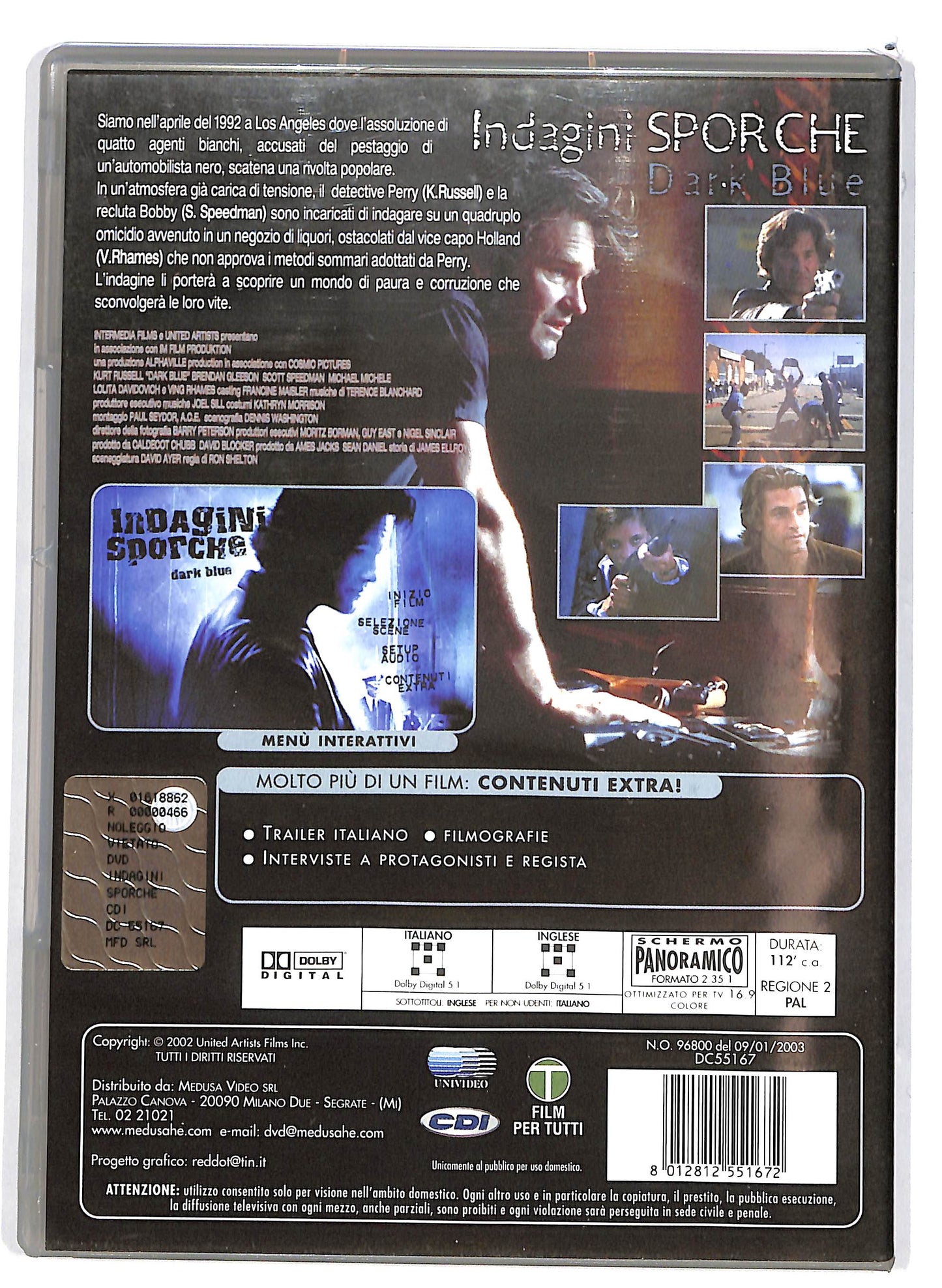 EBOND Indagini sporche - Dark blue DVD D667713