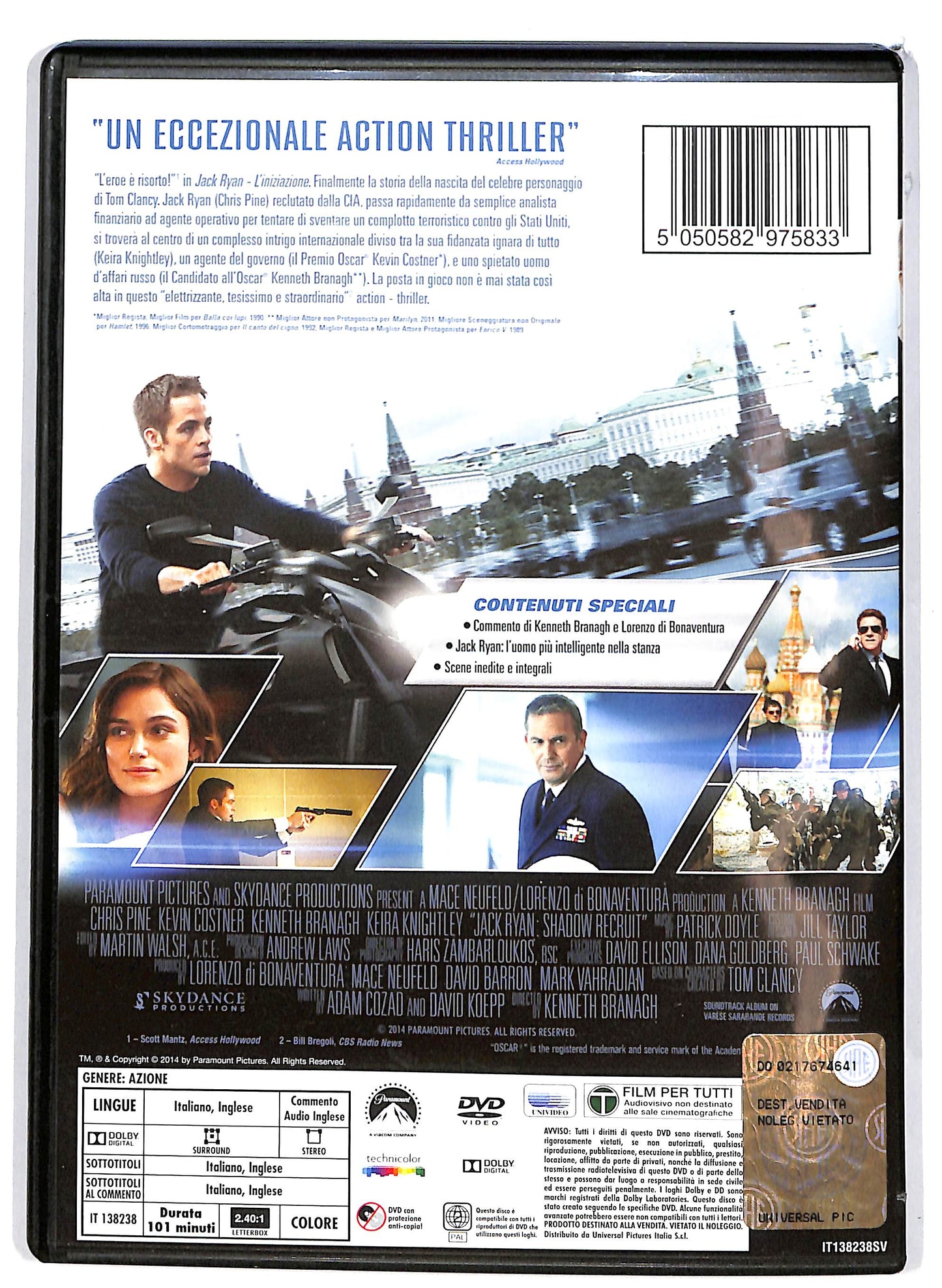 EBOND Jack Ryan- L'iniziazione  DVD D667725