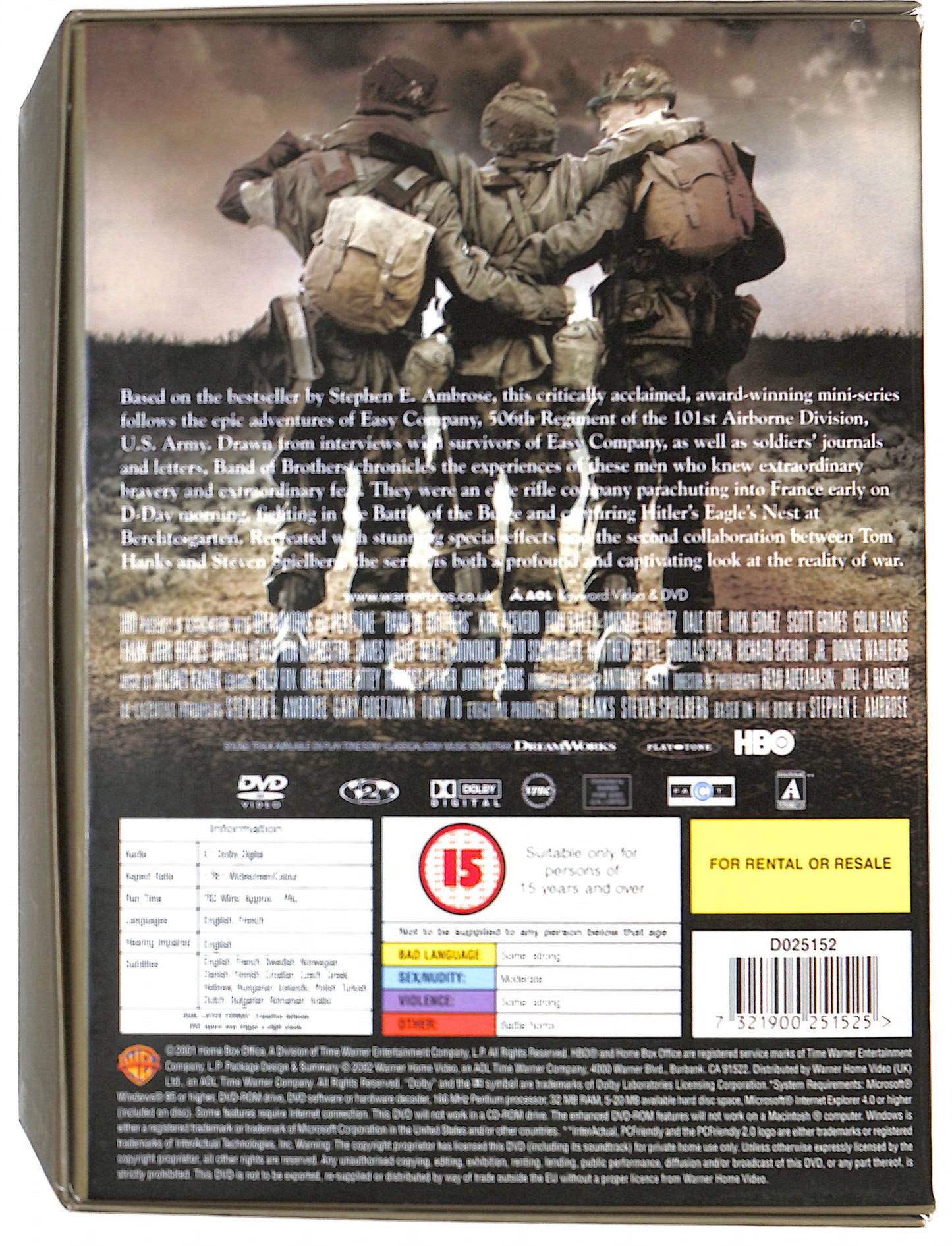 EBOND Band Of Brothers UK EDITION DVD cofanetto D667743