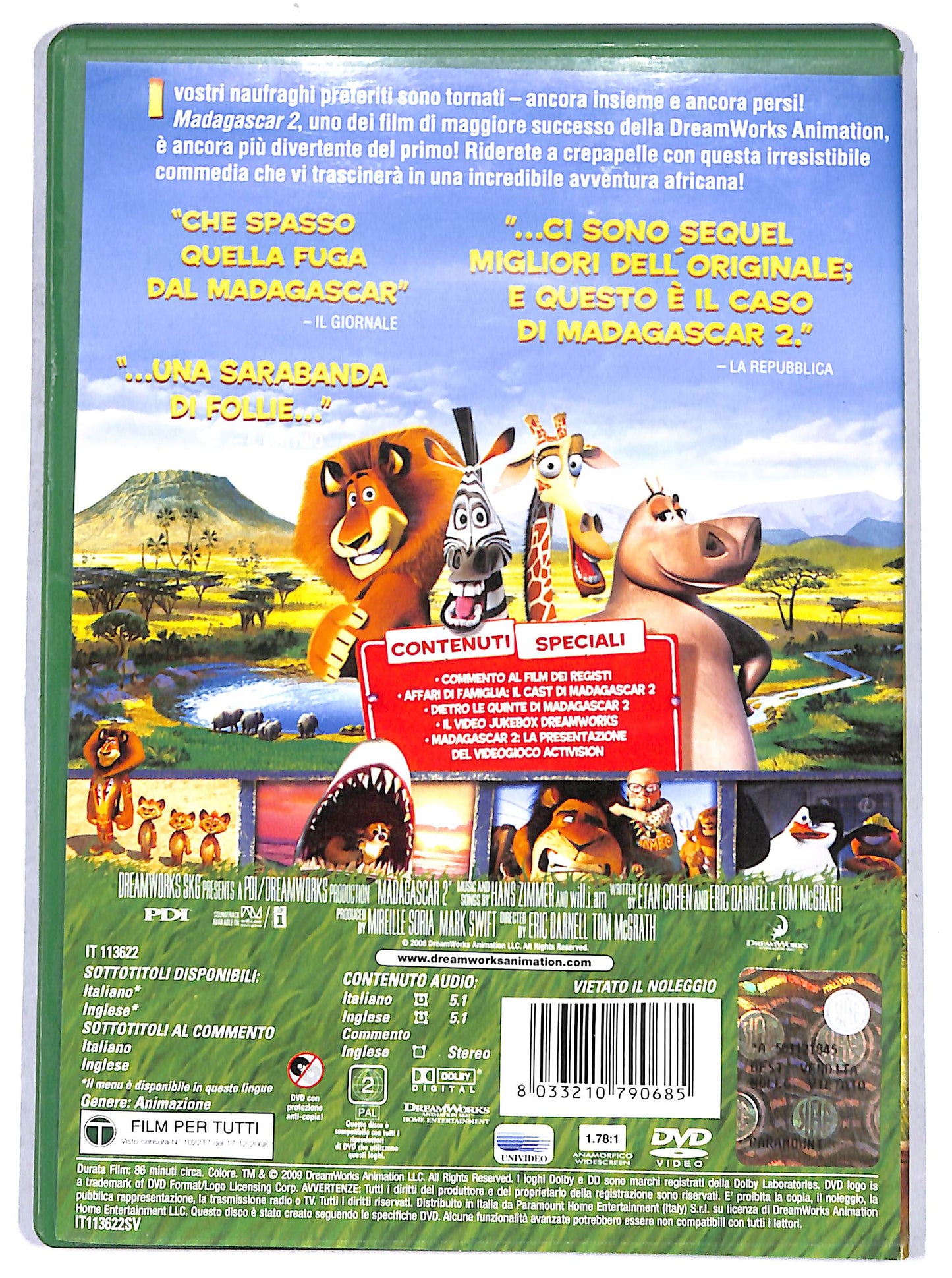 EBOND madagascar 2 DVD D667813