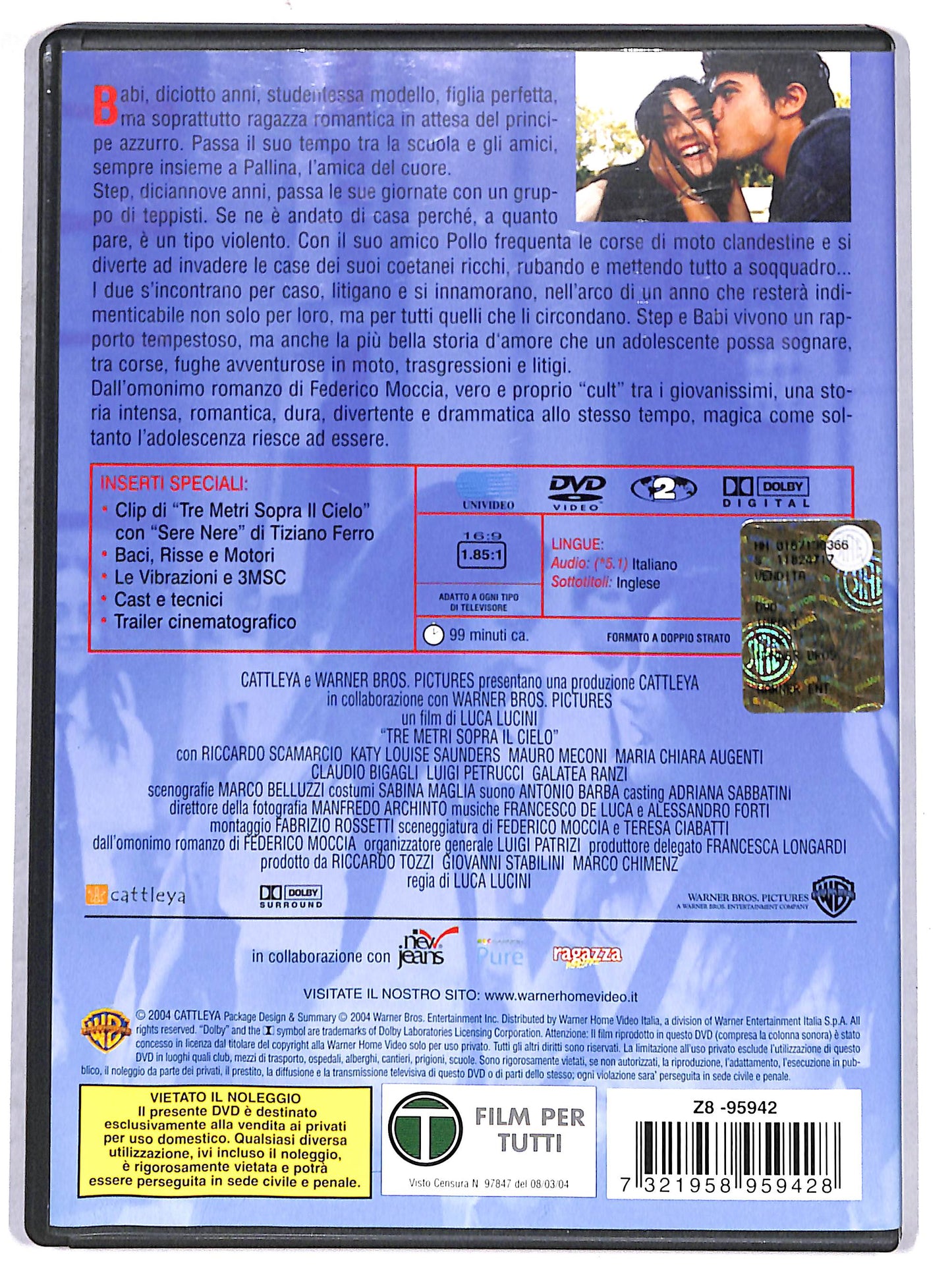 EBOND tre metri sopra il cielo DVD D668127