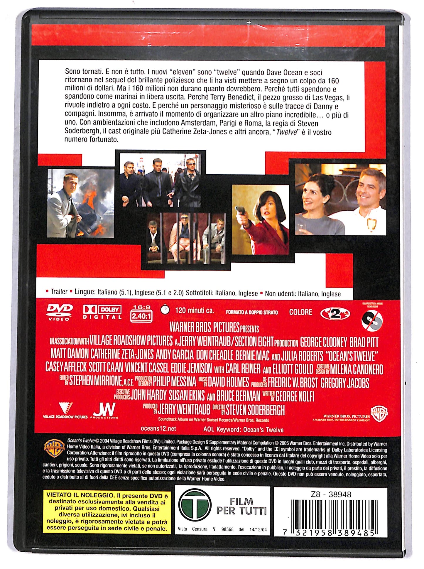 EBOND ocean's twelve DVD D668142