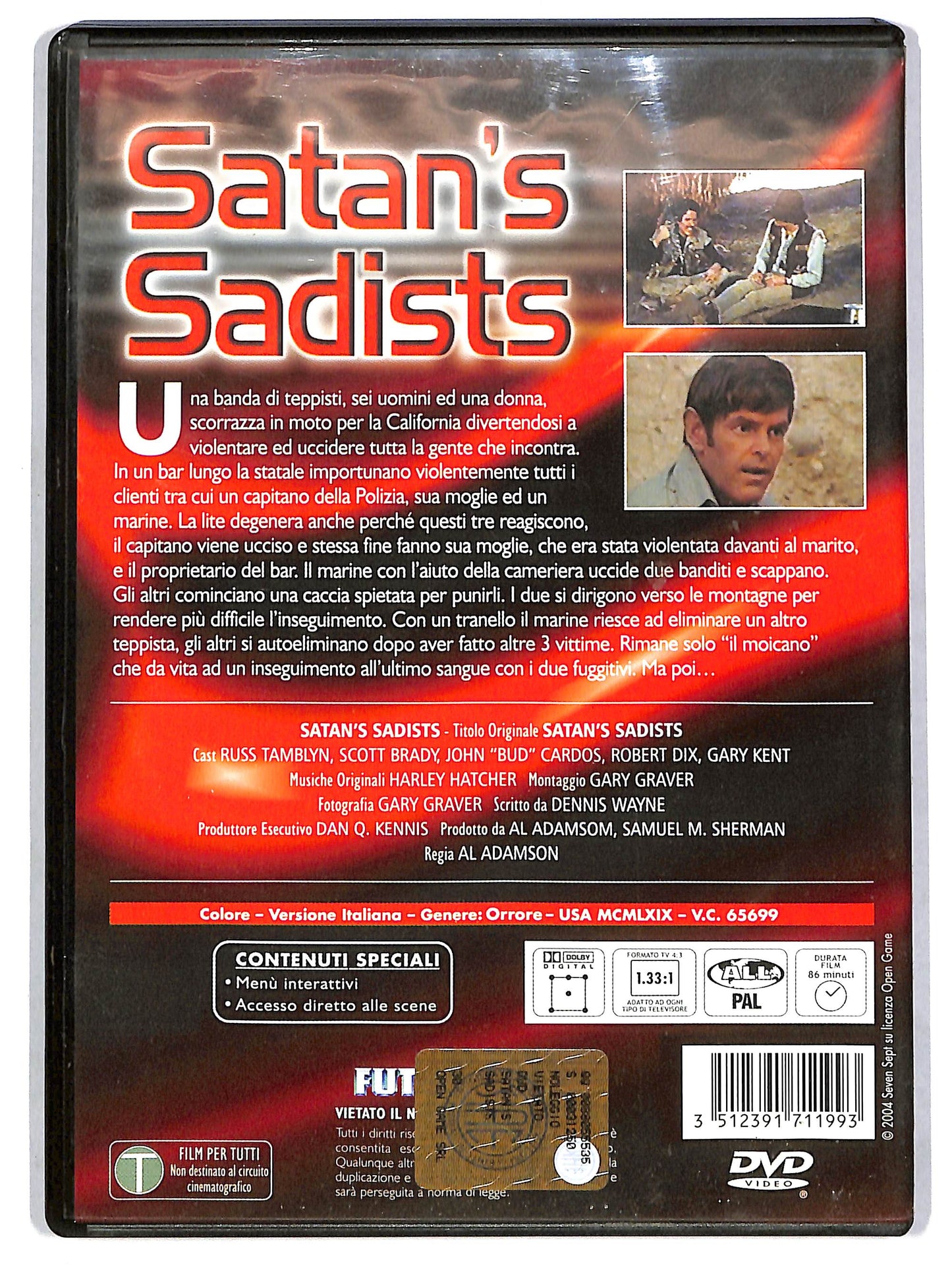 EBOND Satan's sadists  DVD D668206