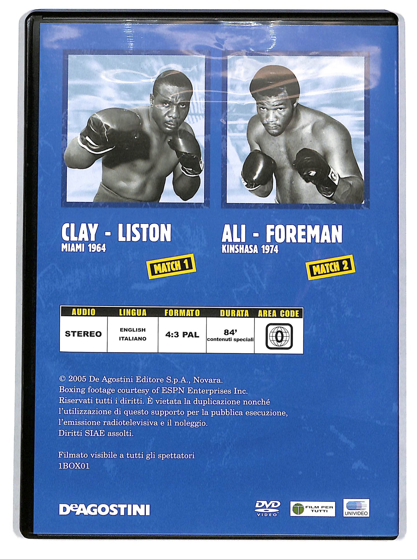 EBOND Muhammad Ali (Boxe La leggenda del ring) EDITORIALE  DVD D668230