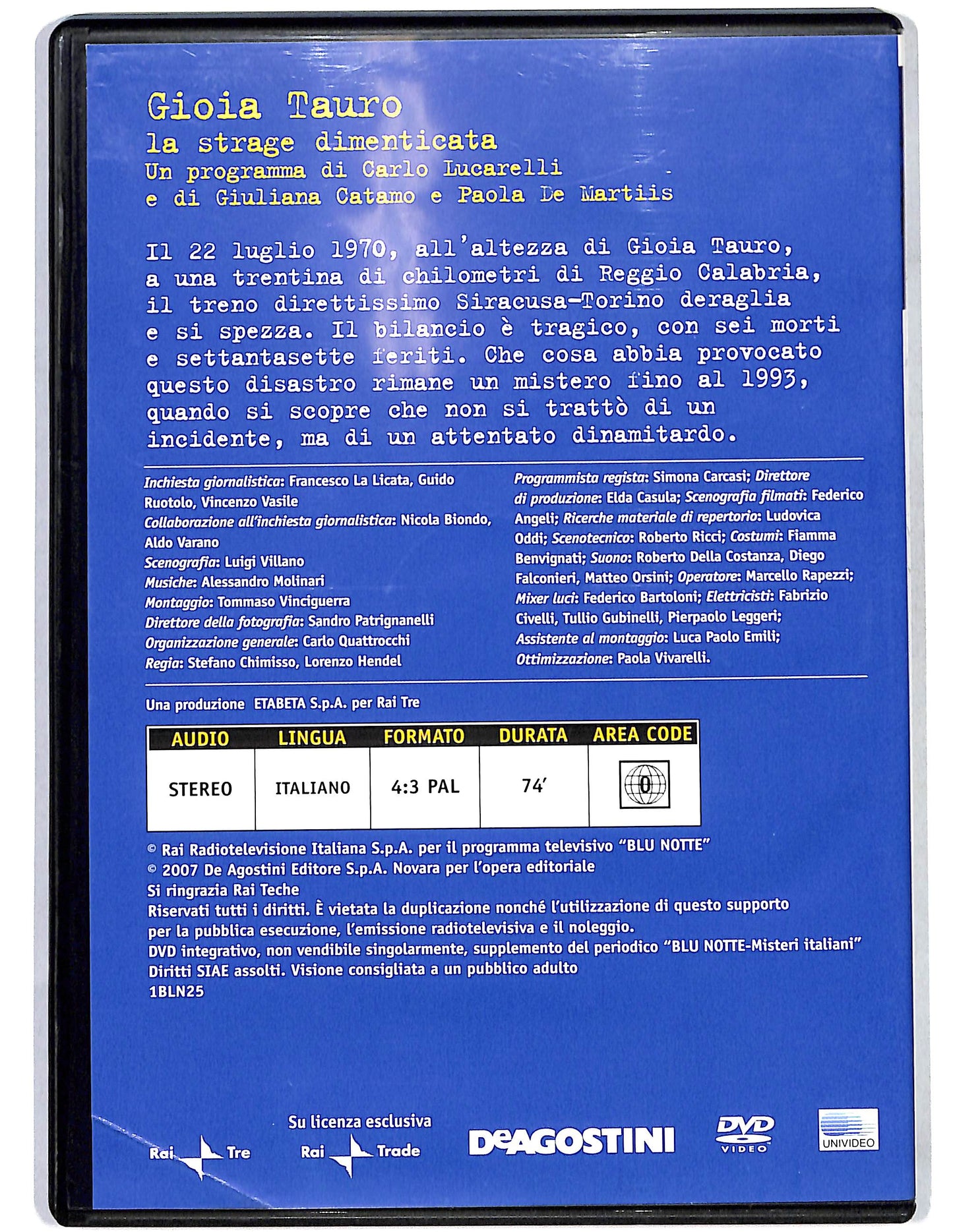 EBOND Gioia Tauro La strega dimenticata vol.25  EDITORIALE  DVD D668306