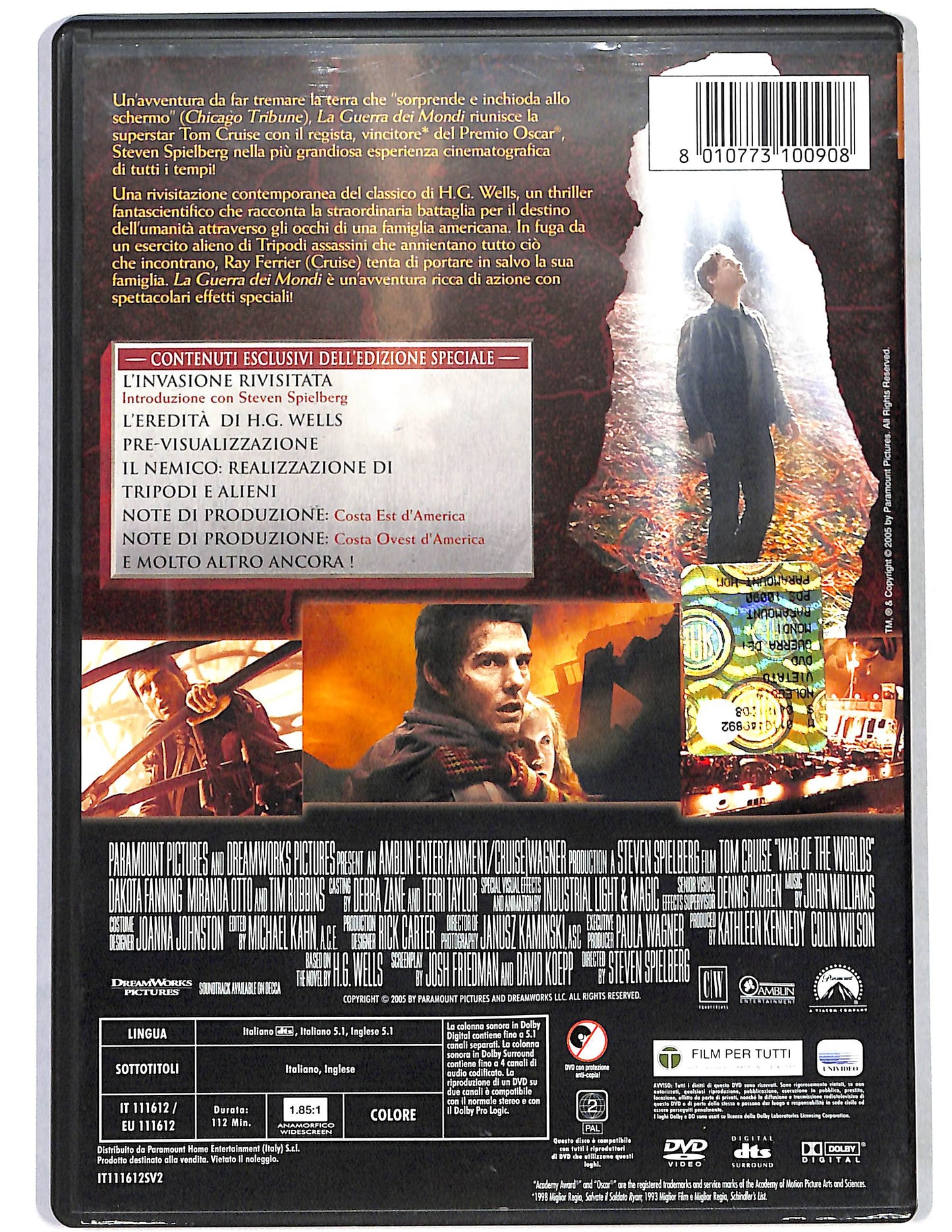 EBOND La Guerra Dei Mondi  EDIZIONE SPECIALE 2 dischi  DVD D668309