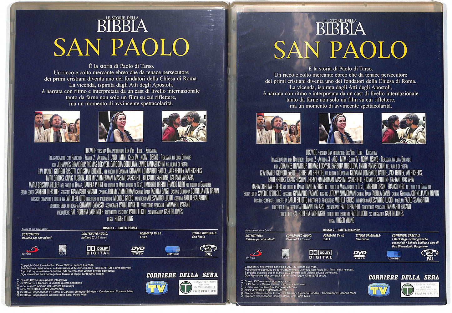 EBOND La storia della Bibbia San Paolo 1 e 2 parte  EDITORIALE  DVD D668333