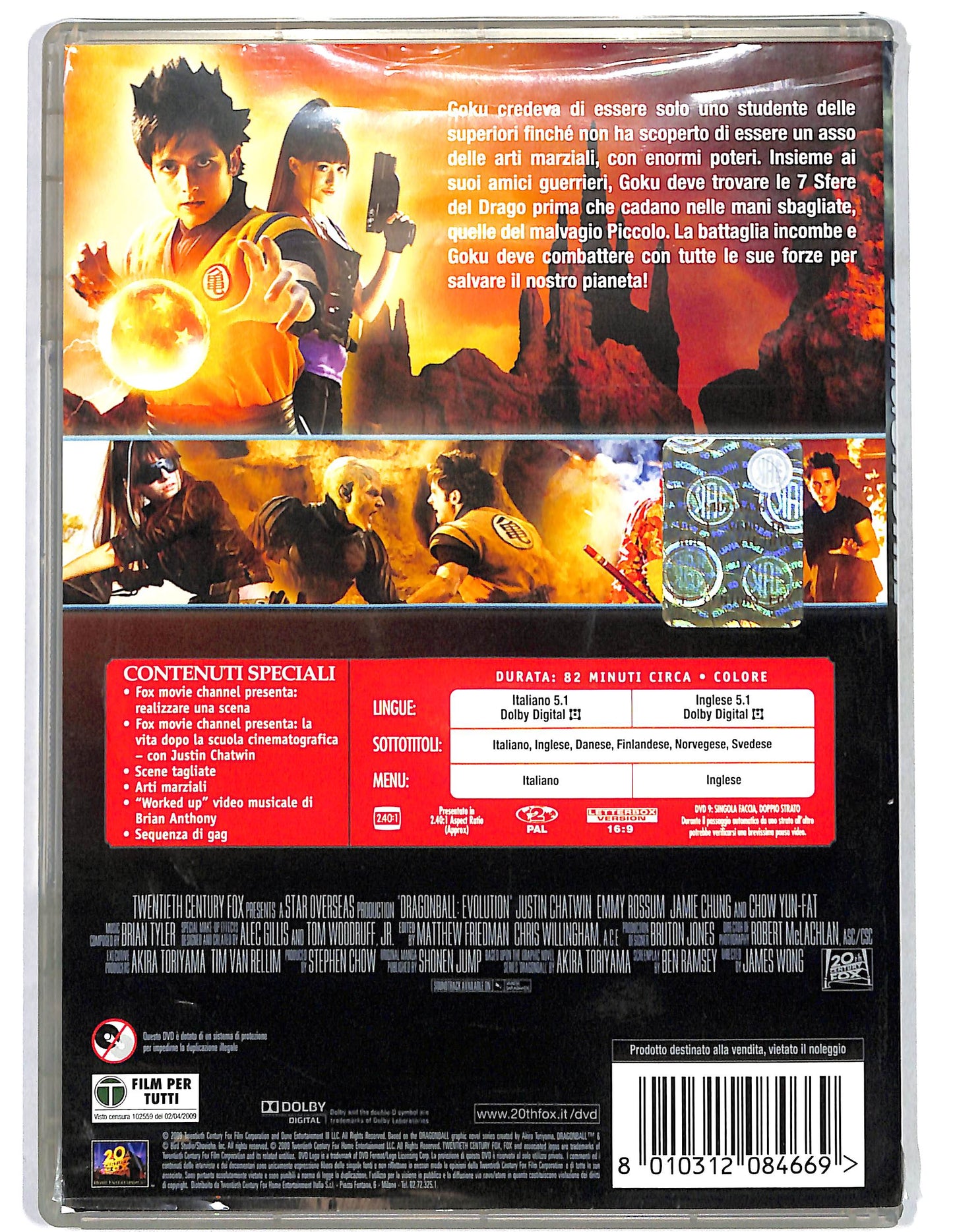 EBOND Dragonball Evolution DVD D668425