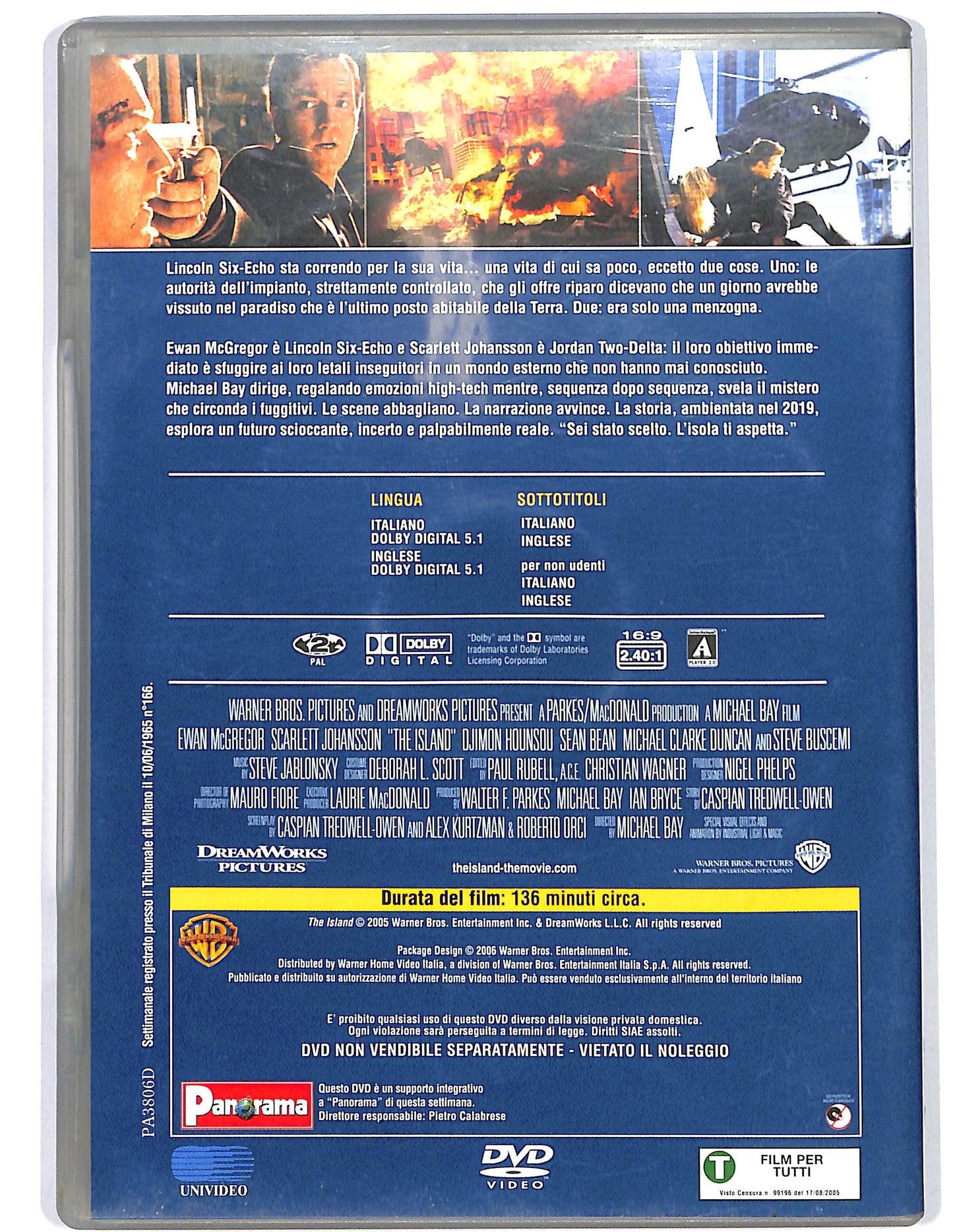 EBOND The Island EDITORIALE DVD D668462