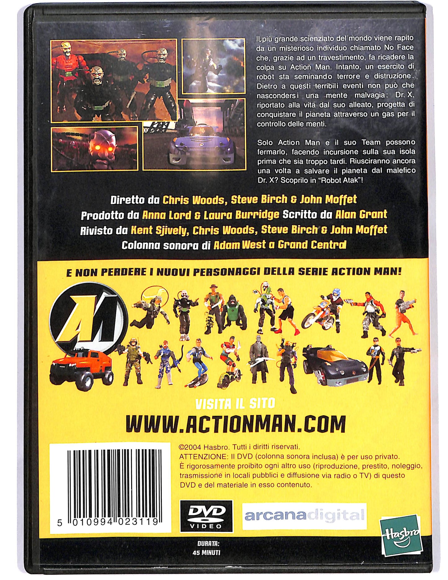 EBOND Action Man  Robot Atak DVD D668645