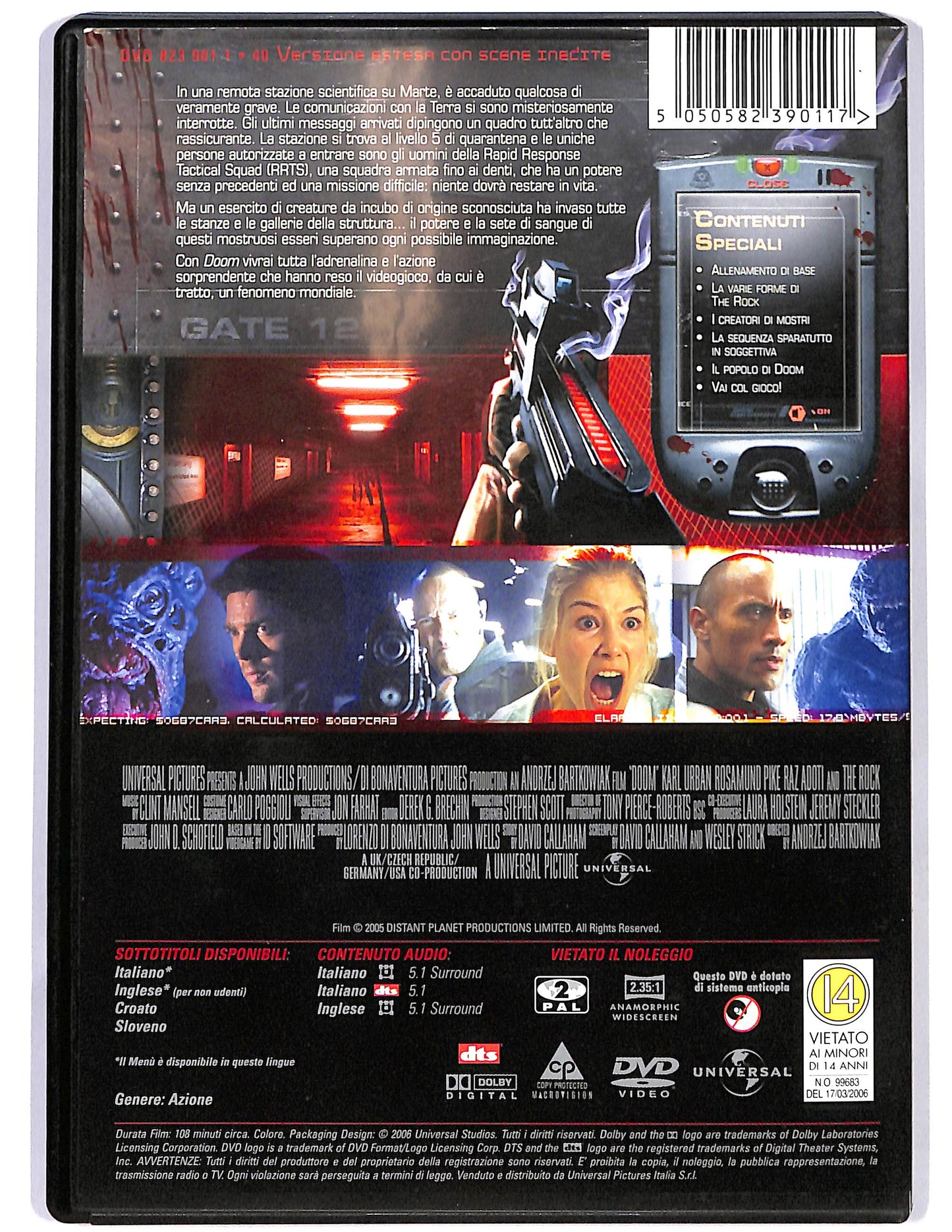 EBOND Doom  Edizione Estesa DVD D668725