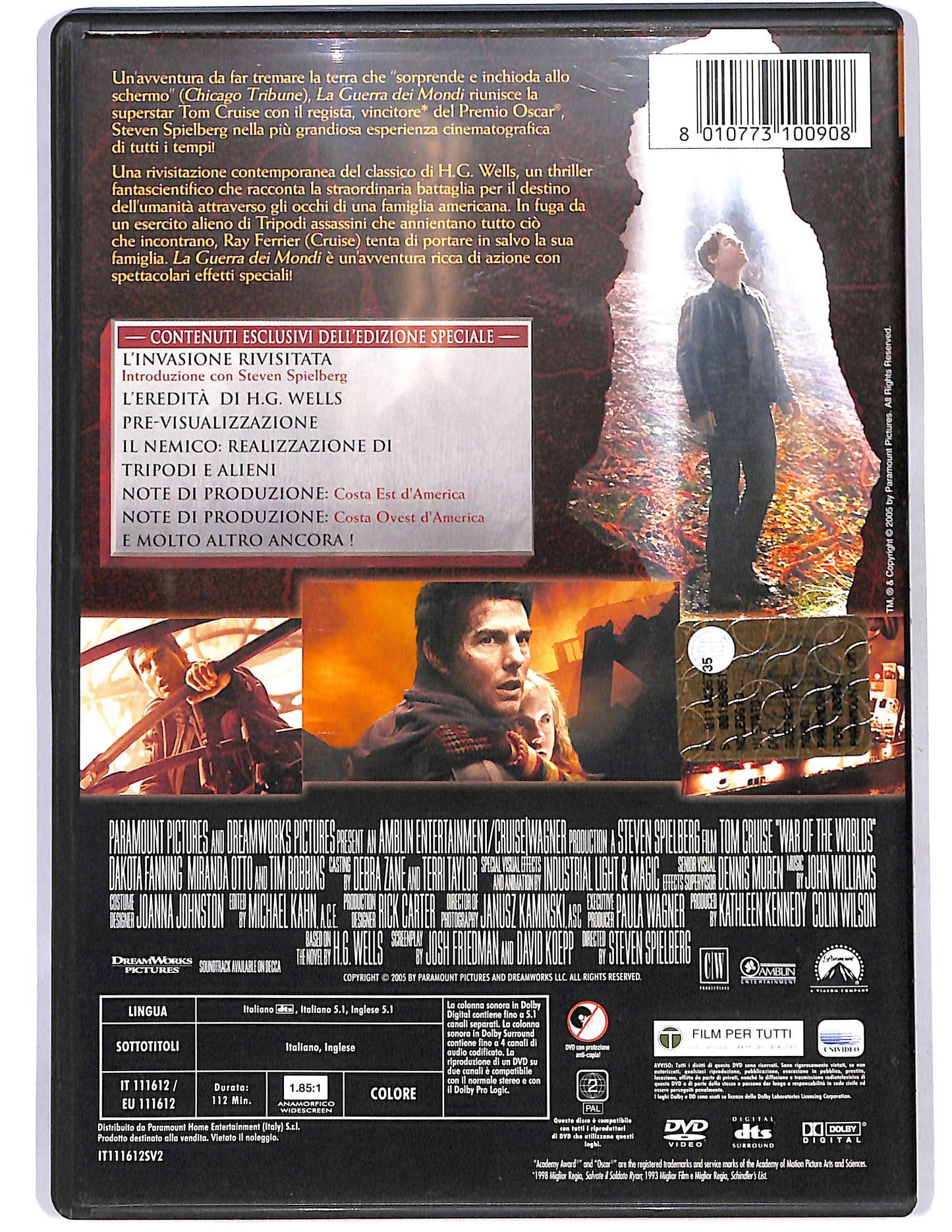 EBOND La Guerra Dei Mondi  EDIZIONE SPECIALE 2 dischi  DVD D668754