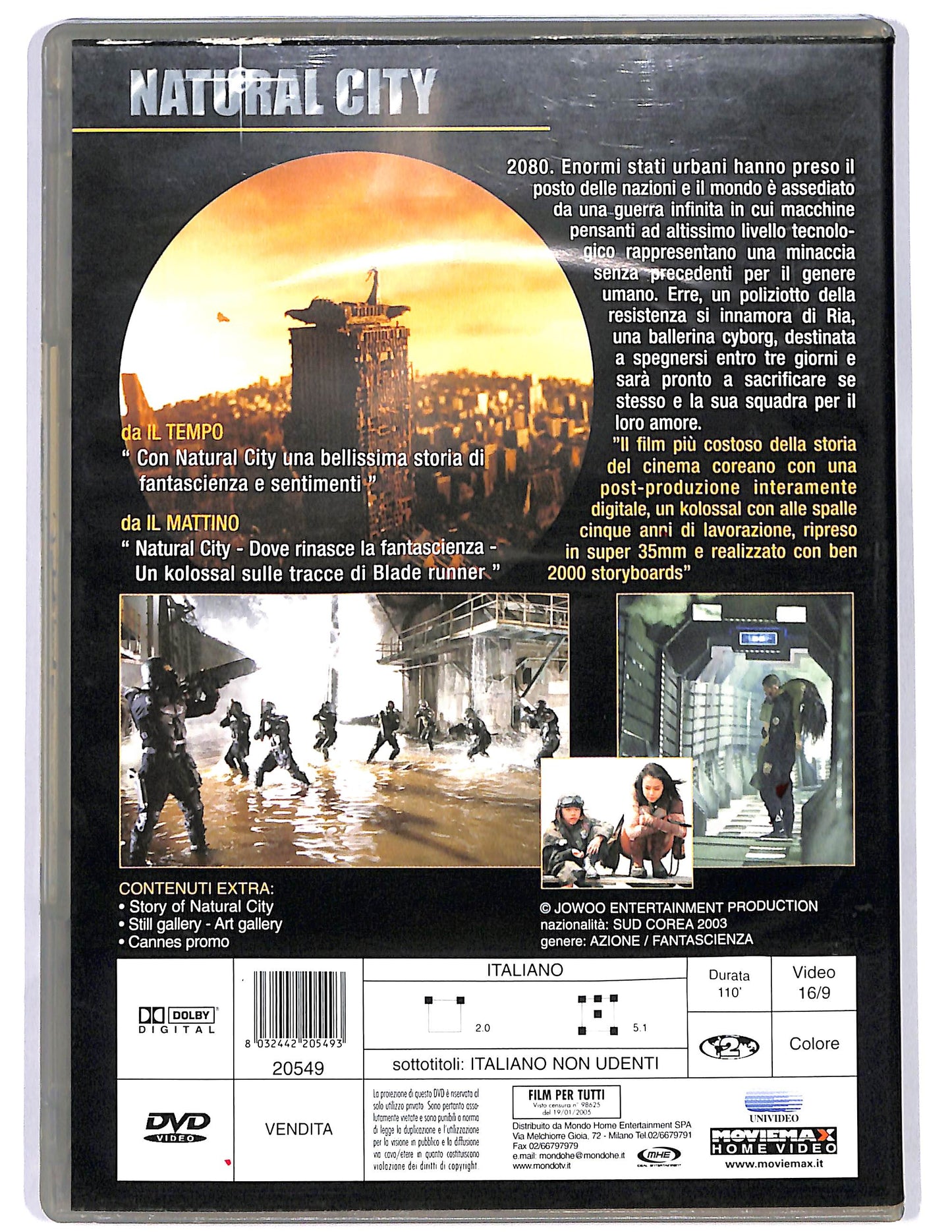 EBOND Naural City  DVD D668828