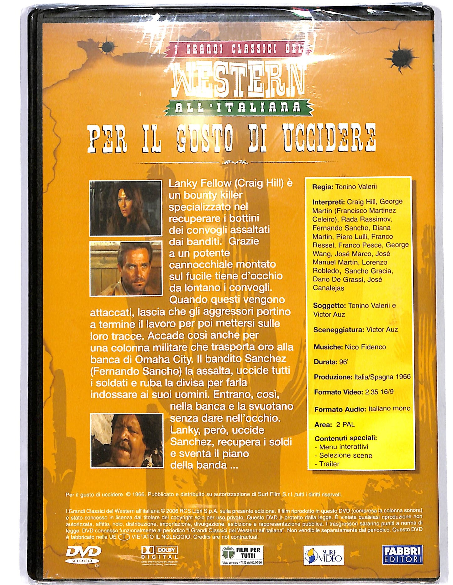 EBOND Per il gusto di uccidere EDITORIALE DVD D668939