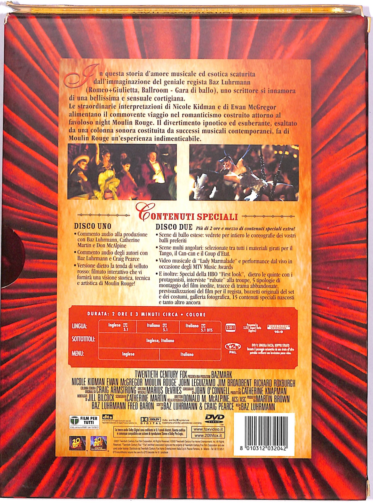 EBOND Moulin Rouge! (2 dischi) DIGIPACK DVD D669231