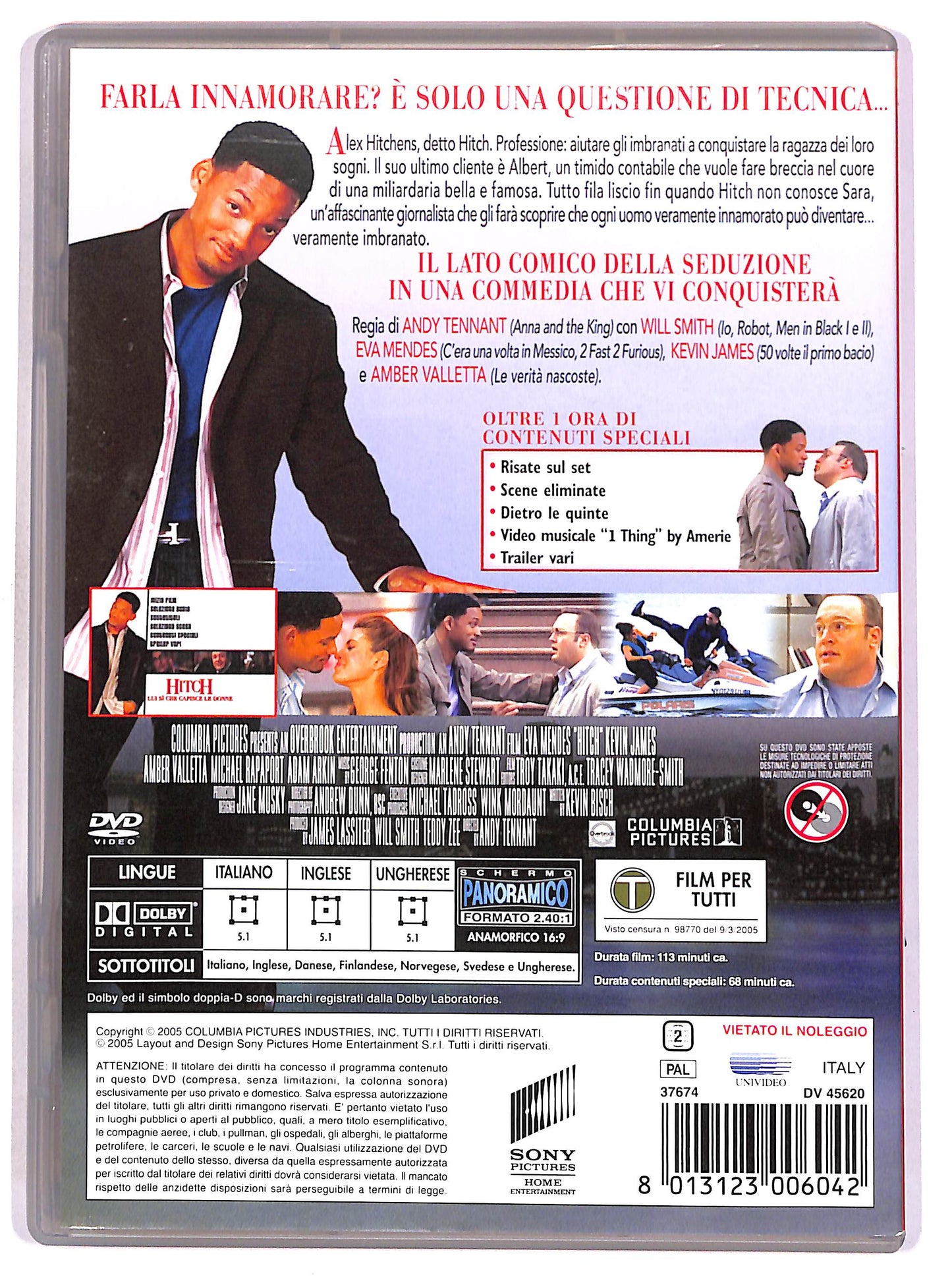 EBOND Hitch - Lui si che capisce le donne DVD D669238