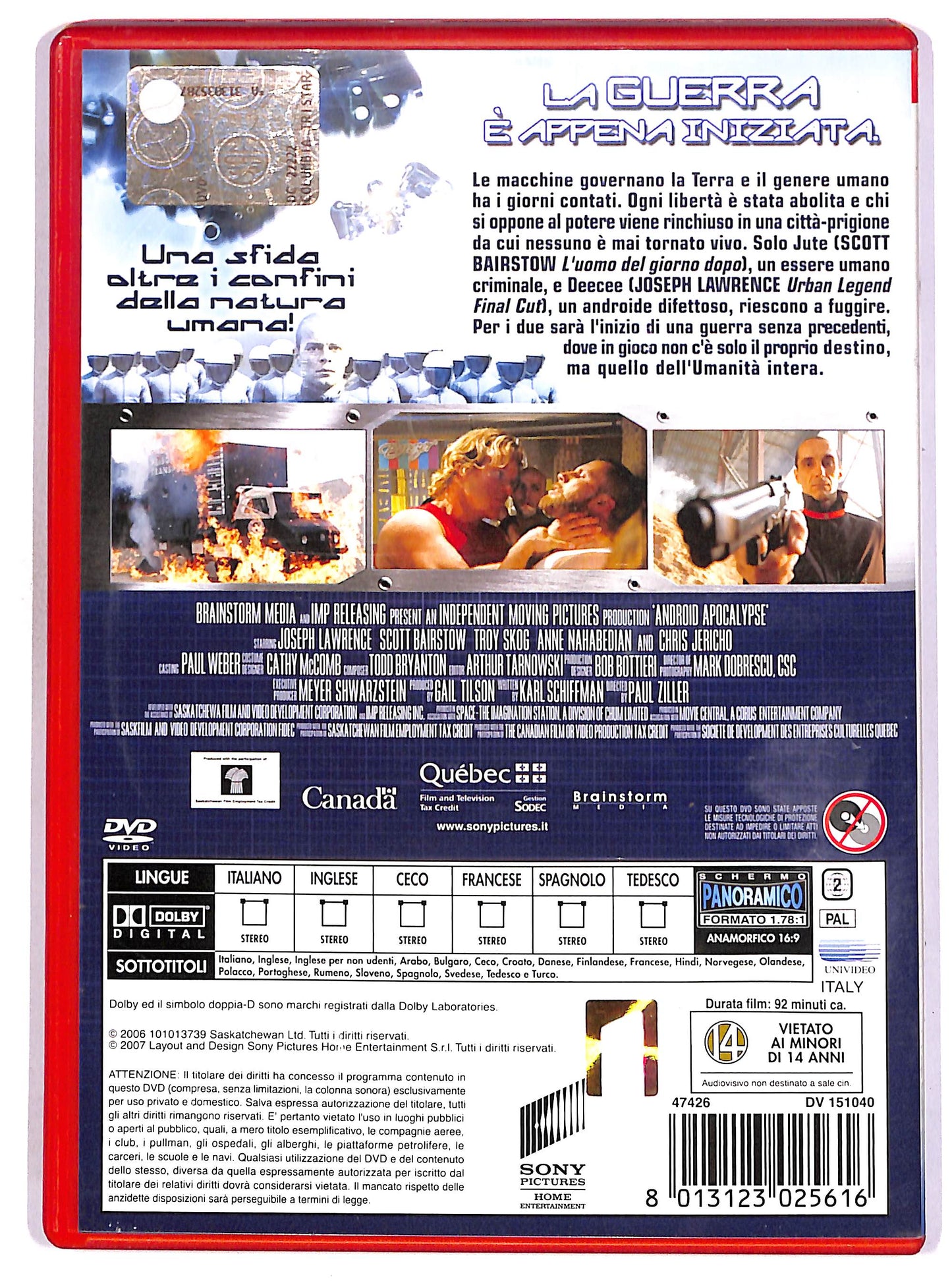 EBOND Android Apocalypse - La rivolta degli androidi NOLEGGIO DVD D669247