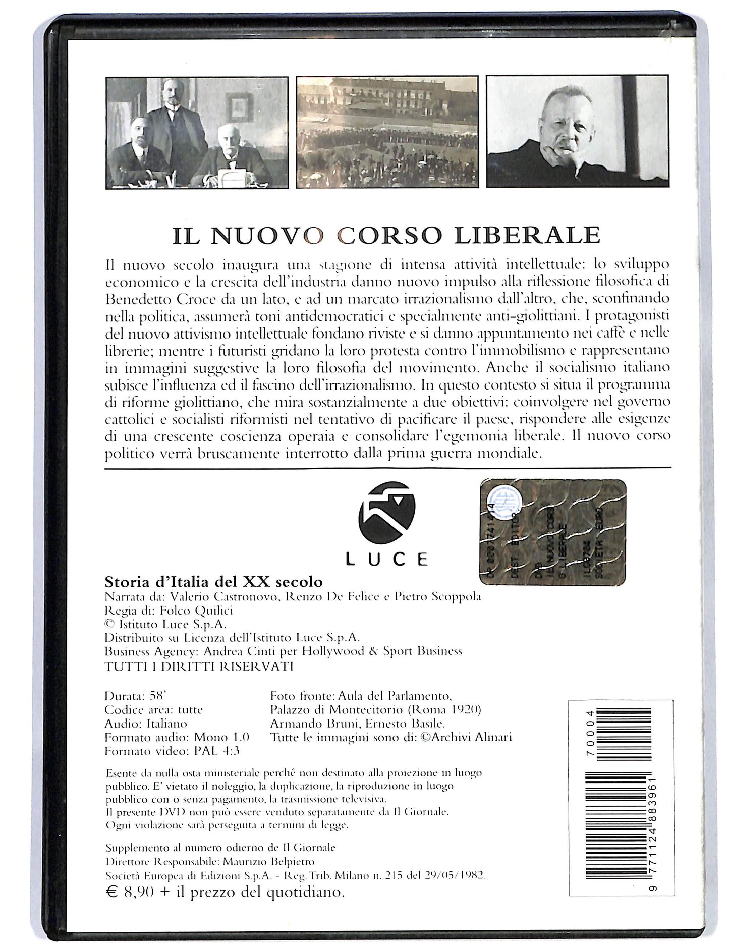 EBOND Il nuovo corso liberale EDITORIALE DVD D669440
