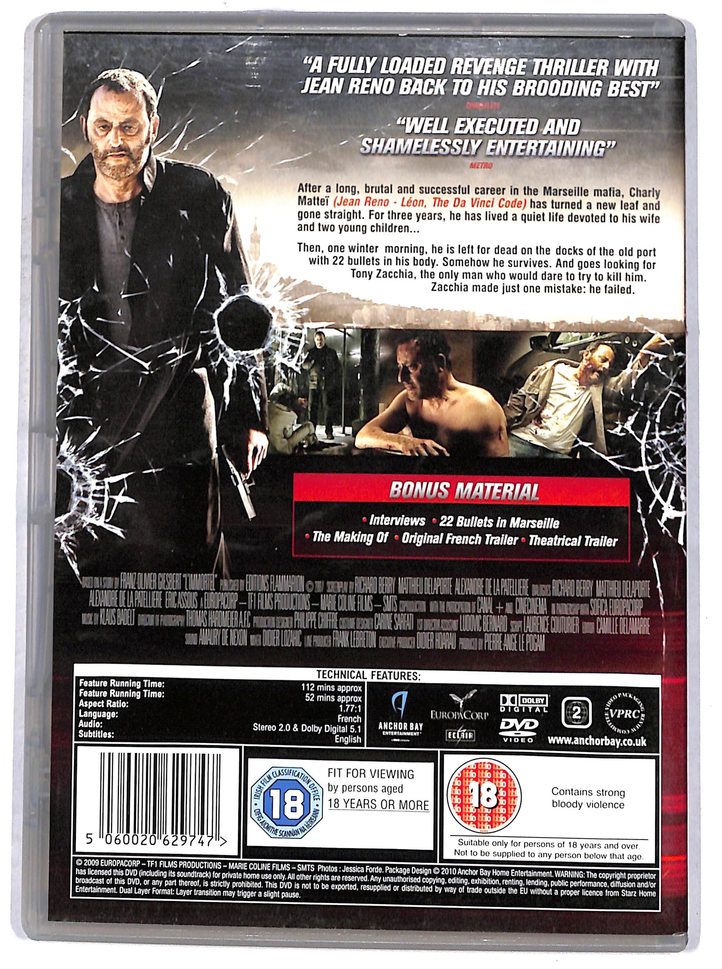 EBOND 22 Bullets DVD D669619