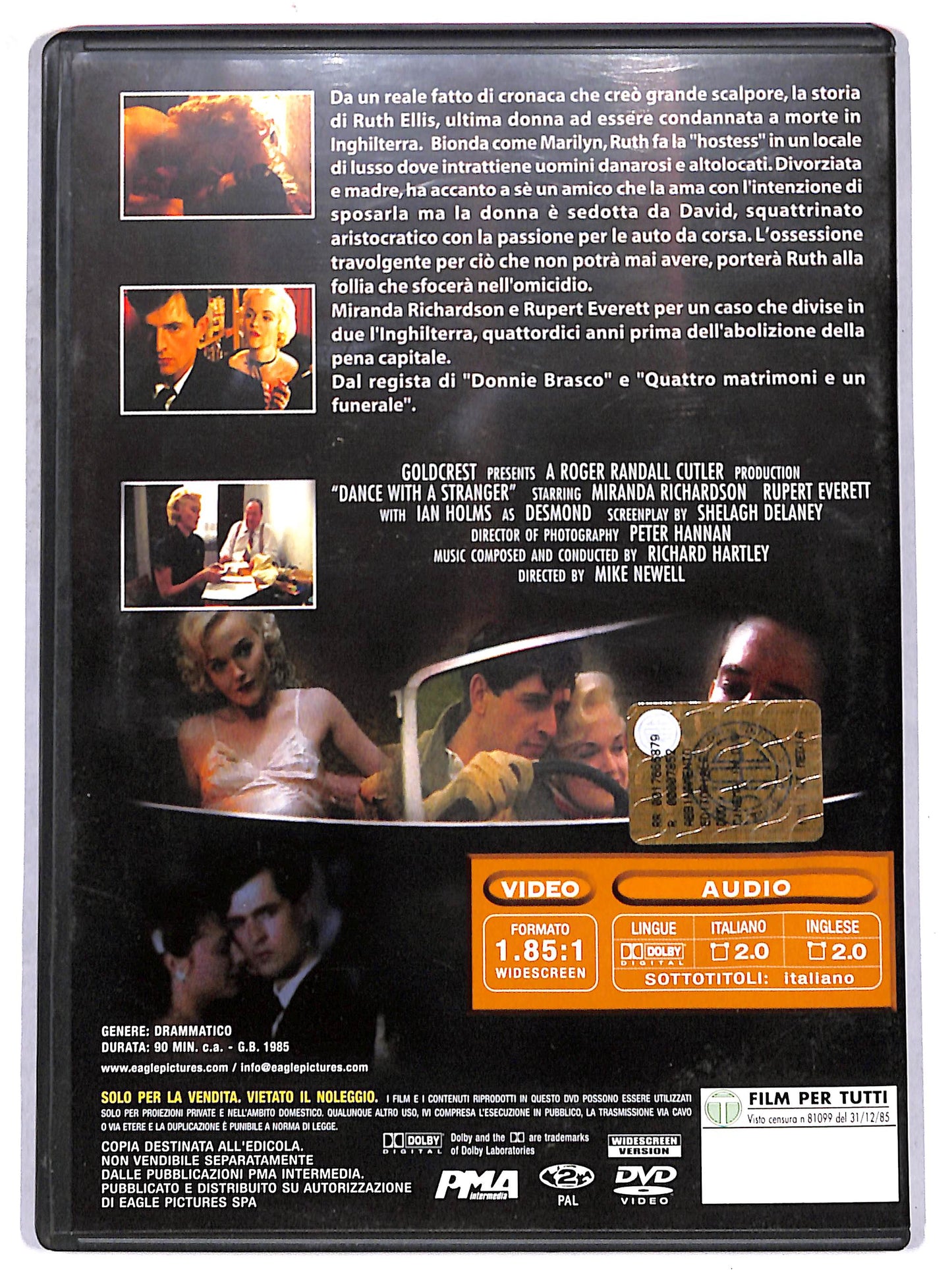EBOND Ballando con uno sconosciuto  EDITORIALE DVD D669620