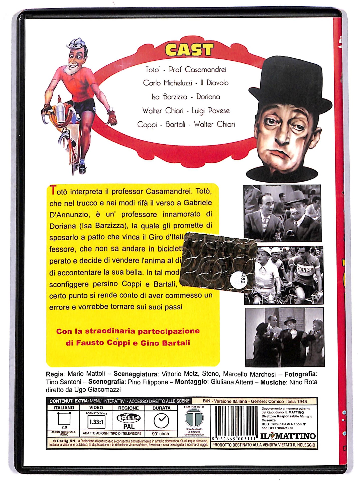 EBOND Toto al Giro d'Italia  EDITORIALE DVD D669650
