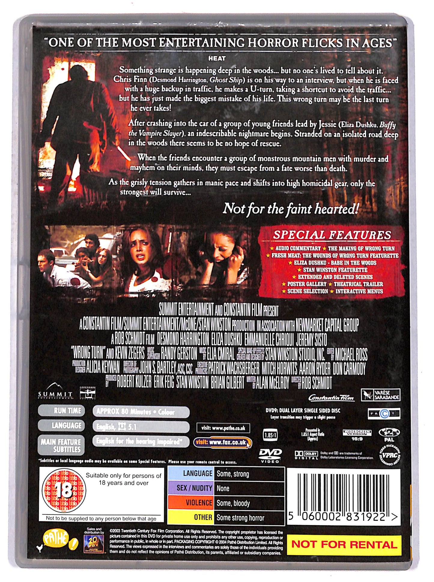 EBOND Wrong Turn UK Edition DVD D669651