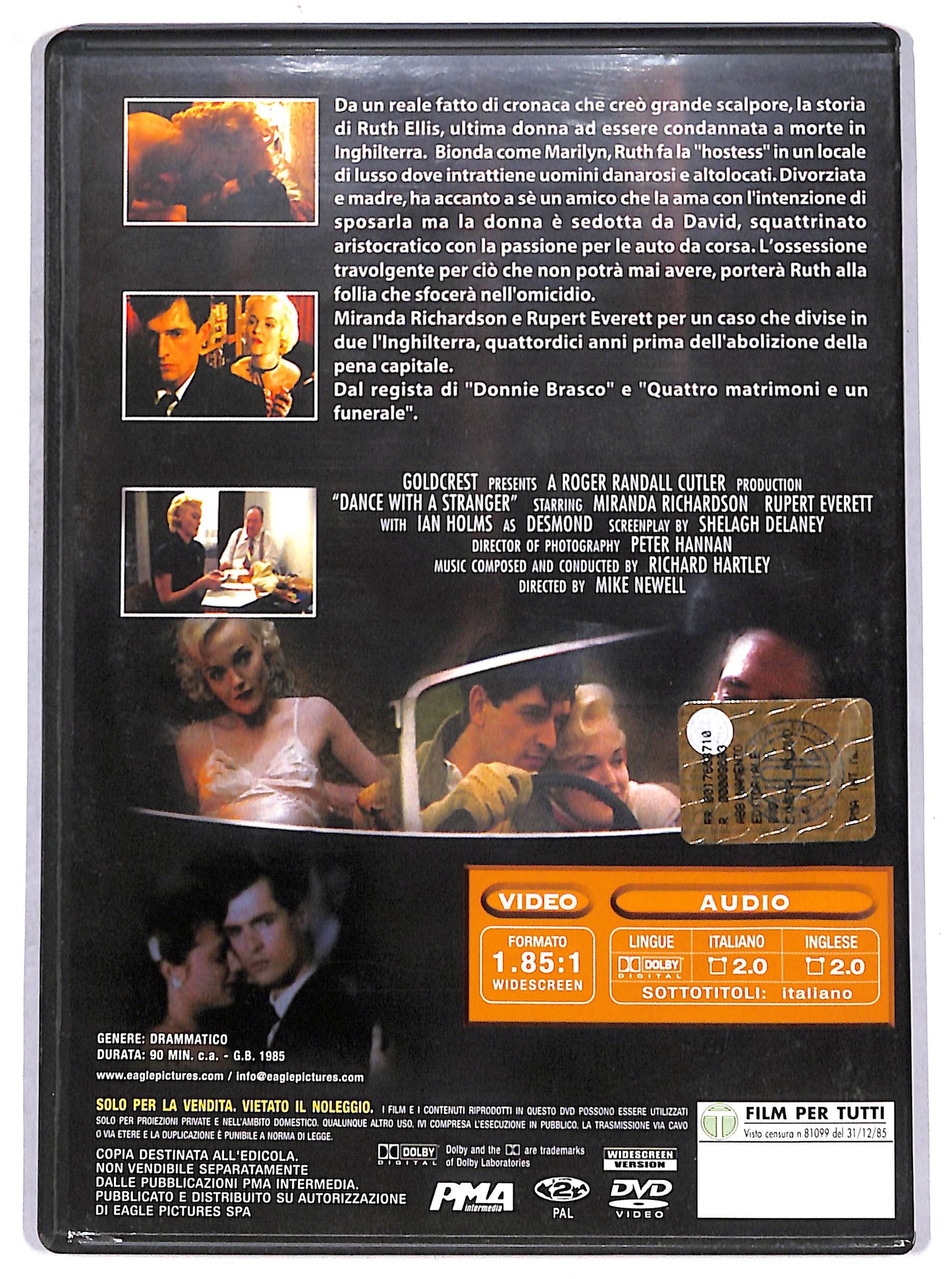 EBOND Ballando con uno sconosciuto  EDITORIALE DVD D669711