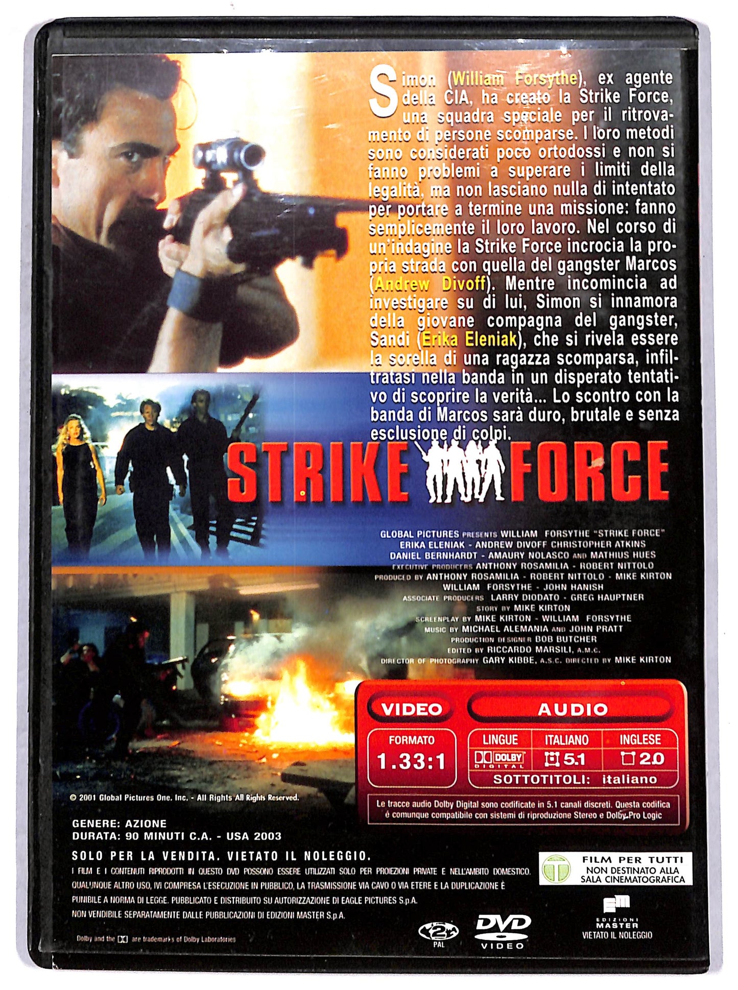 EBOND strike force  EDITORIALE DVD D669752