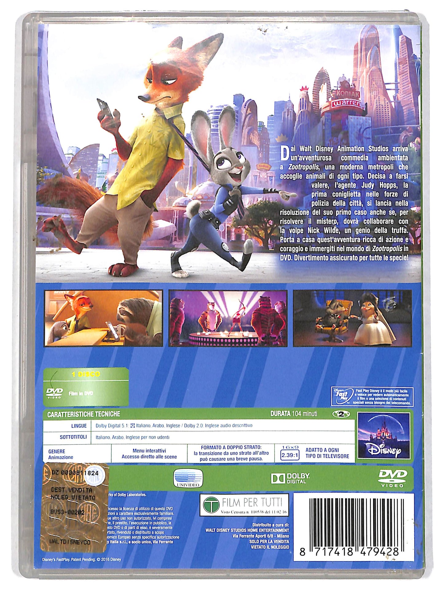 EBOND Zootropolis DVD D669810