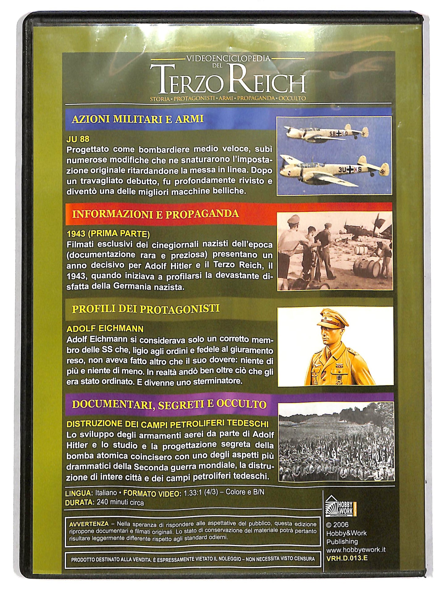 EBOND Videoenciclopedia del Terzo Reich Vol 13 EDITORIALE DVD D669839