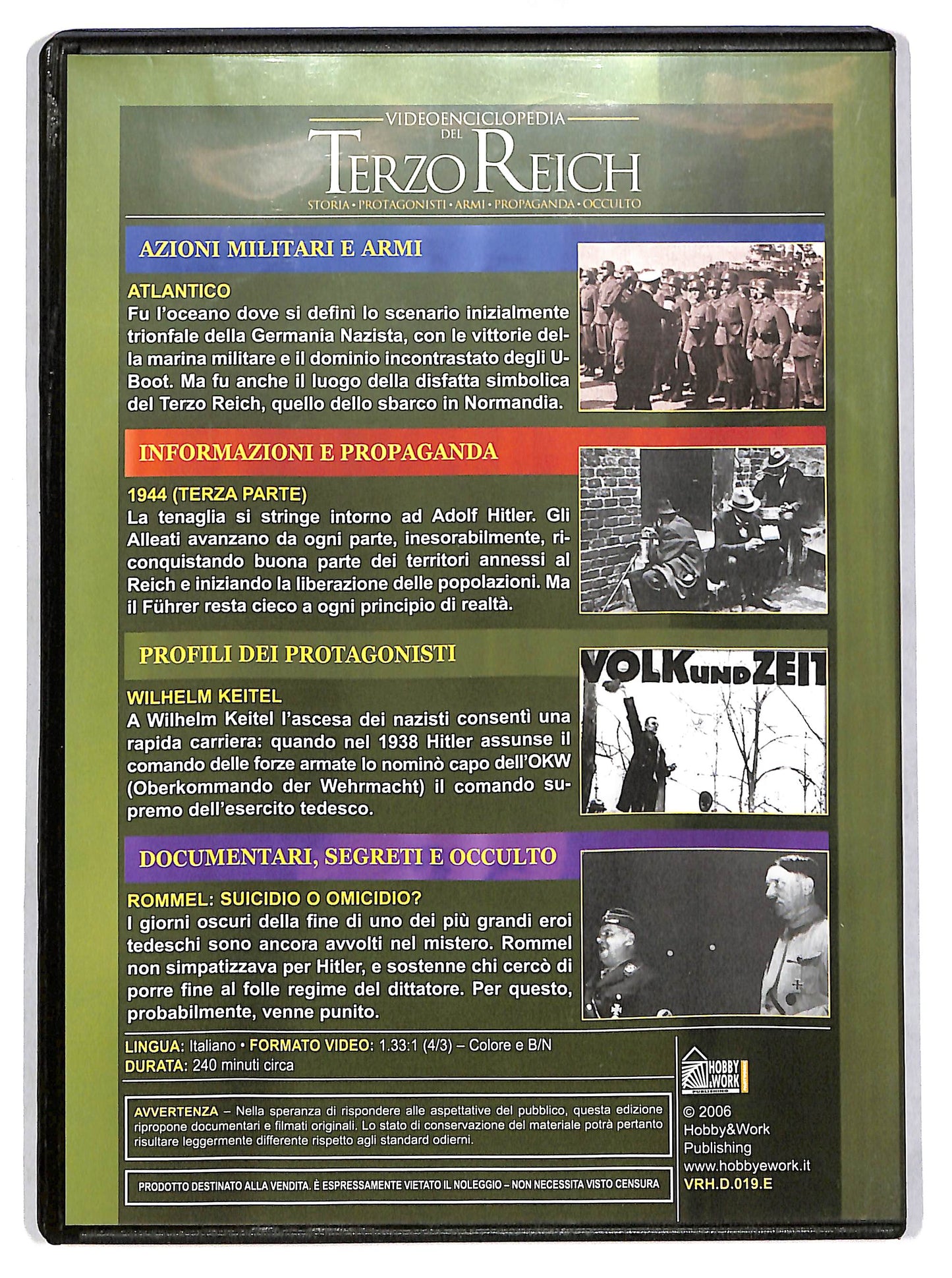 EBOND Videoenciclopedia del Terzo Reich Vol 19 EDITORIALE DVD D669851