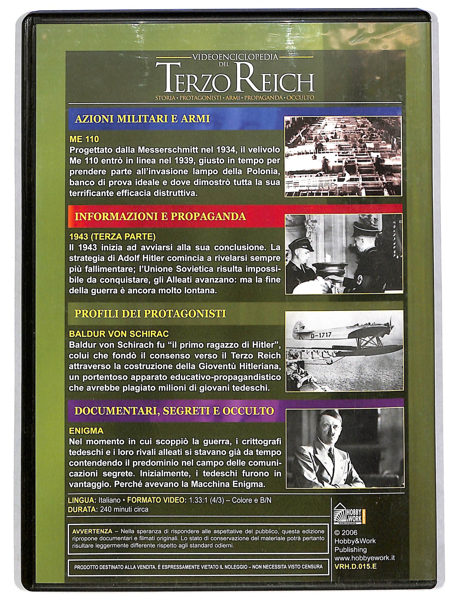 EBOND Videoenciclopedia del Terzo Reich Vol 15 EDITORIALE DVD D669855