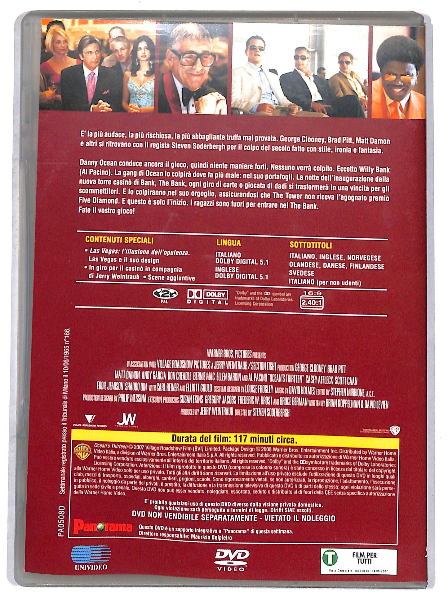 EBOND Ocean's Thirteen  EDITORIALE DVD D670019