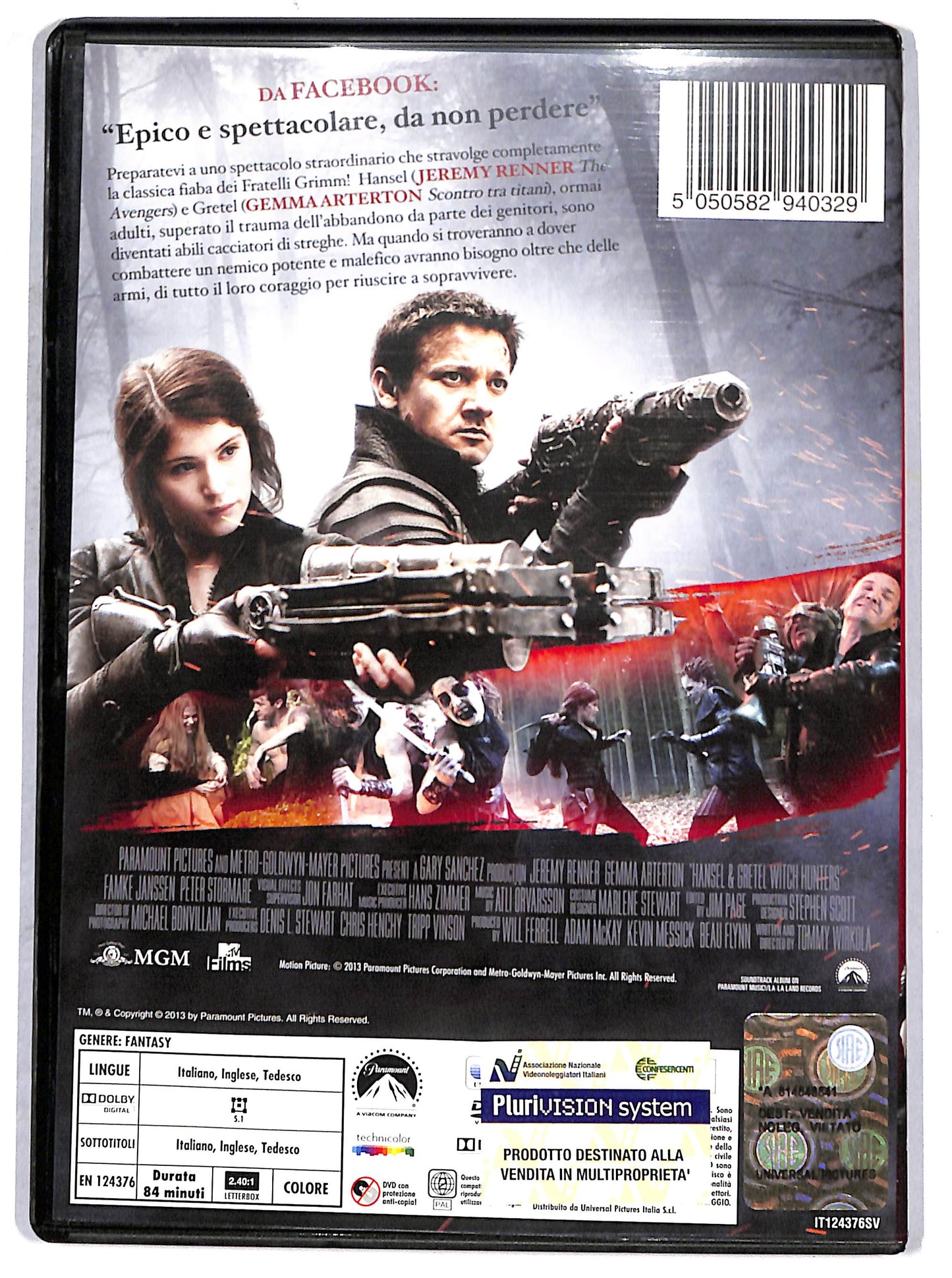 EBOND hansel e gretel - cacciatori di streghe  NOLEGGIO DVD D670347