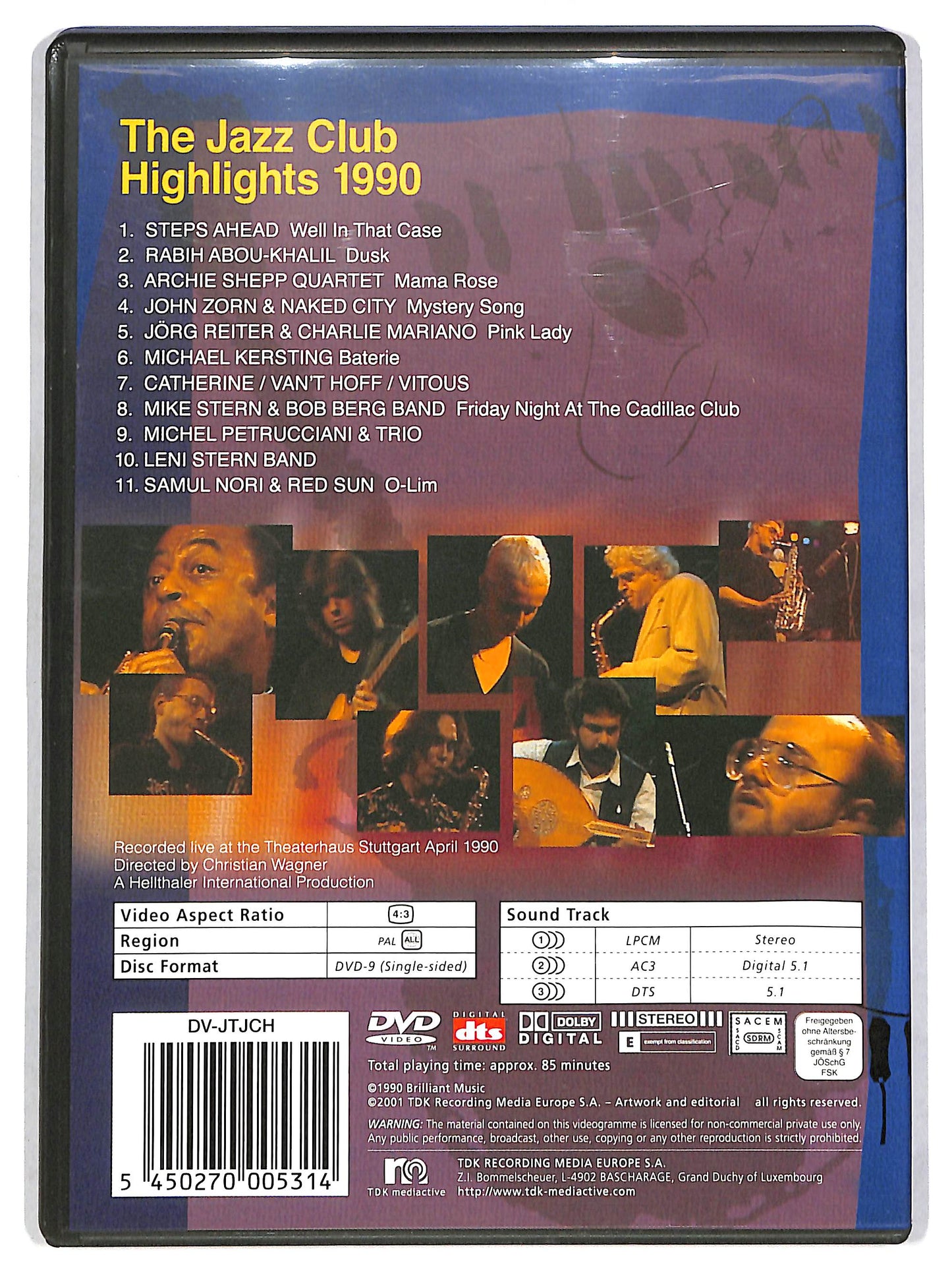 EBOND The Jazz Club Highlights 1990 DVD D670410