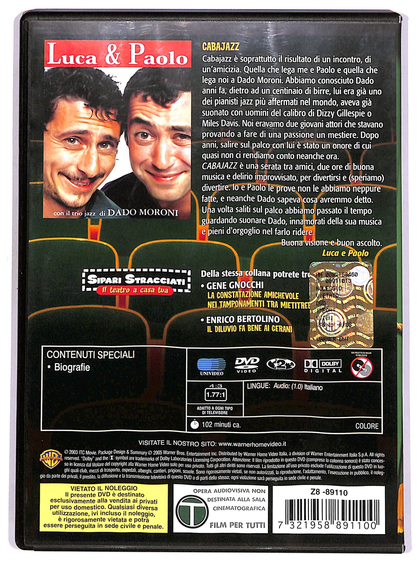 EBOND Luca & Paolo - Cabajazz DVD D670728