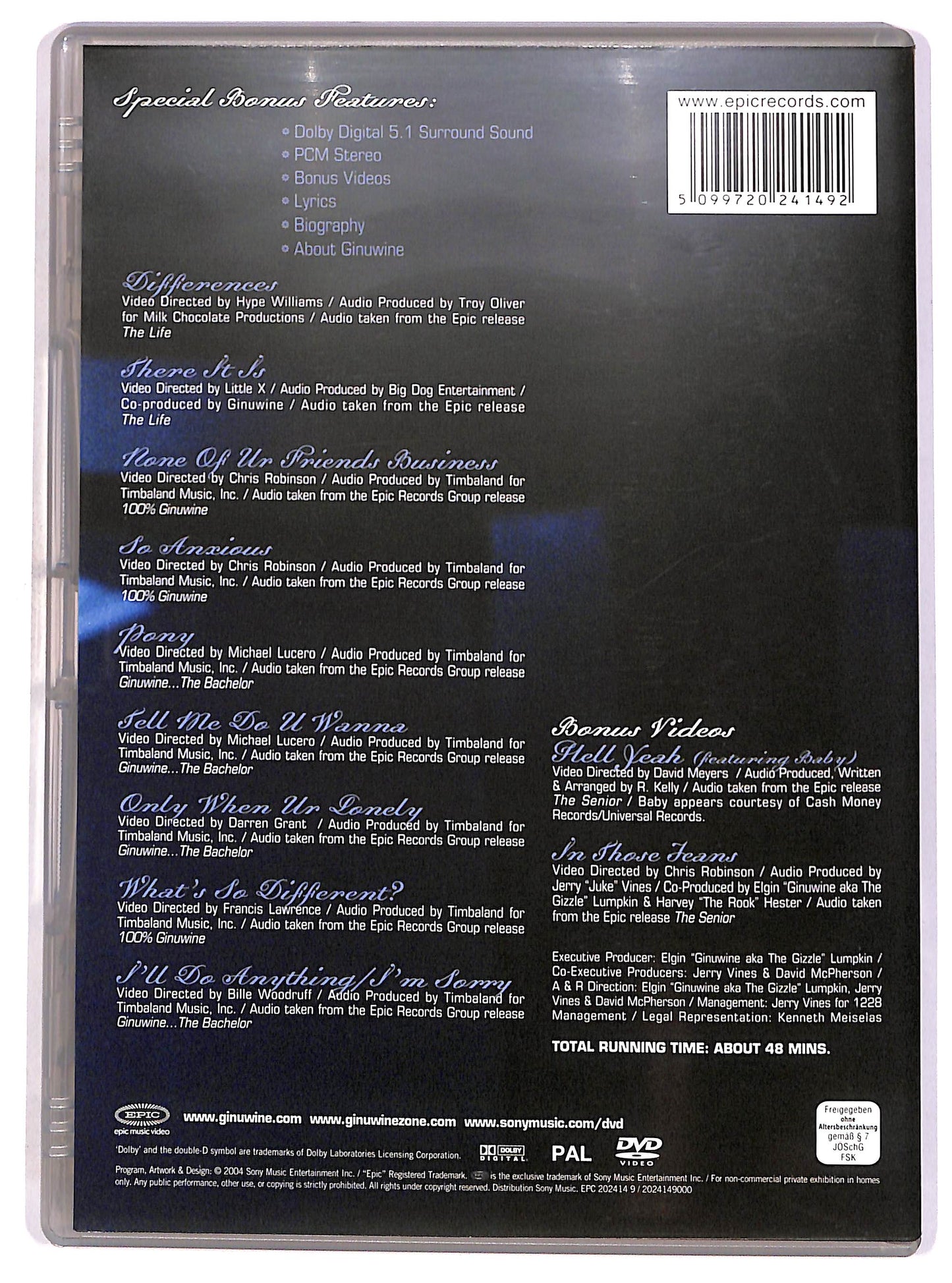 EBOND Ginuwine – The Videos DVD D670961