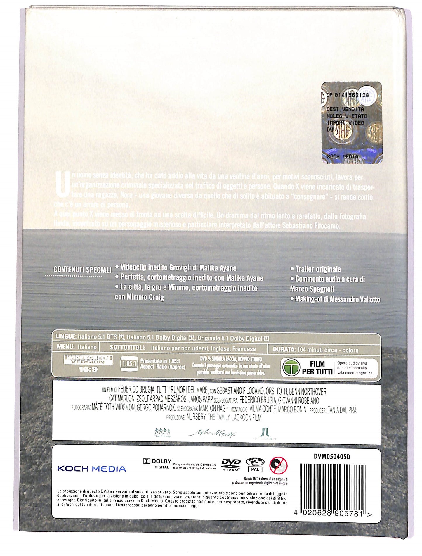 EBOND Tutti i rumori del mare DIGIBOOK DVD D671052