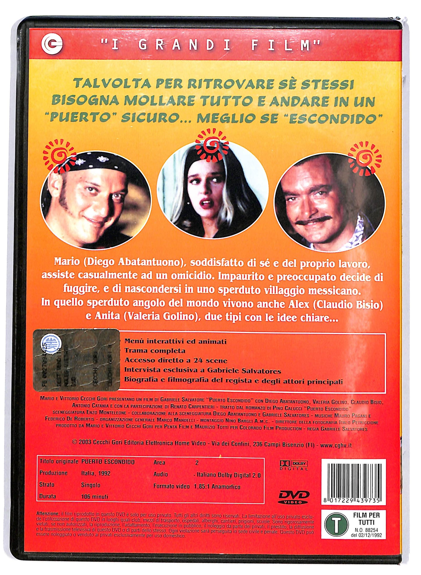 EBOND Puerto Escondido  NOLEGGIO DVD D671233